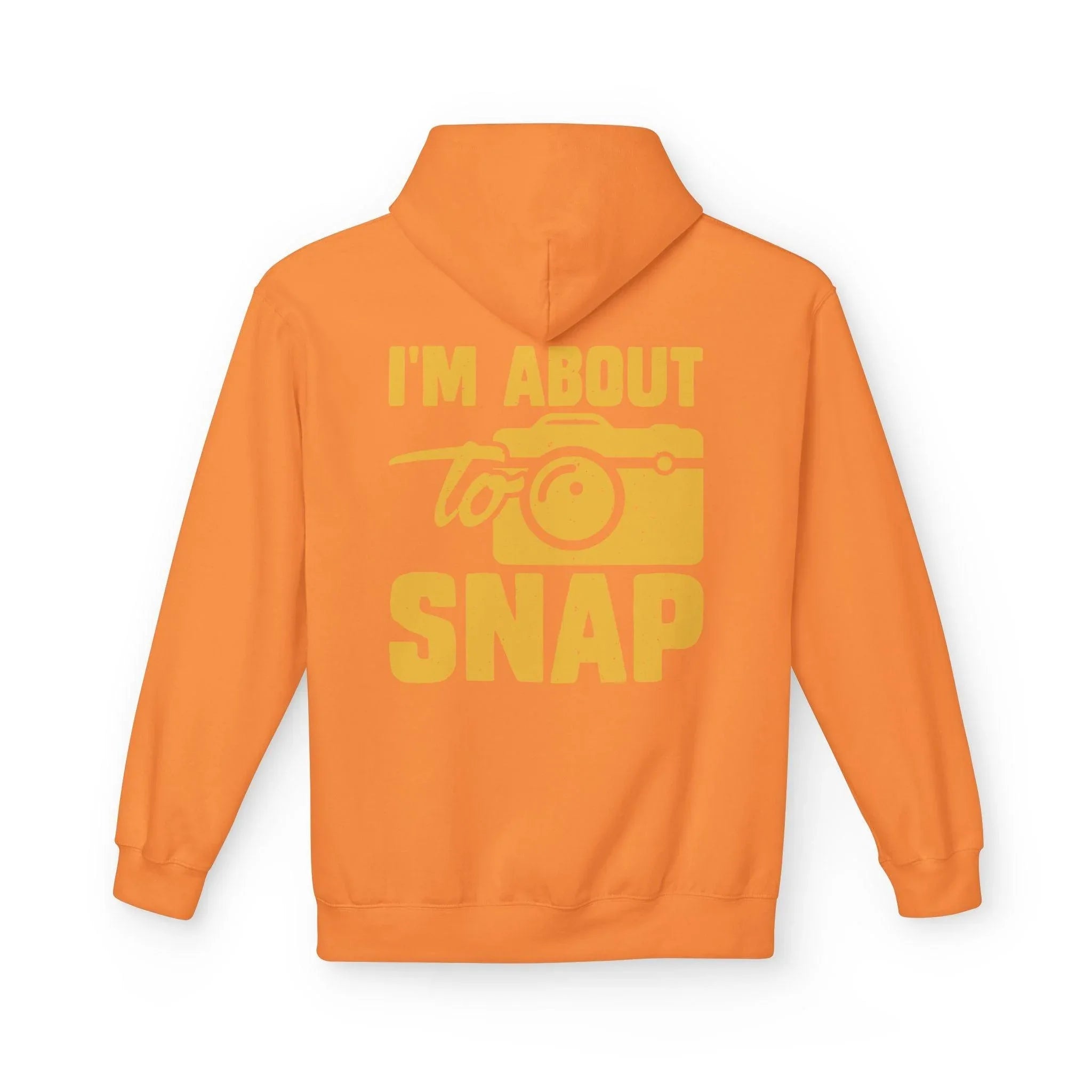 "I'm About to Snap" Exclusive Fleece Hoodie for Passionate Photographers