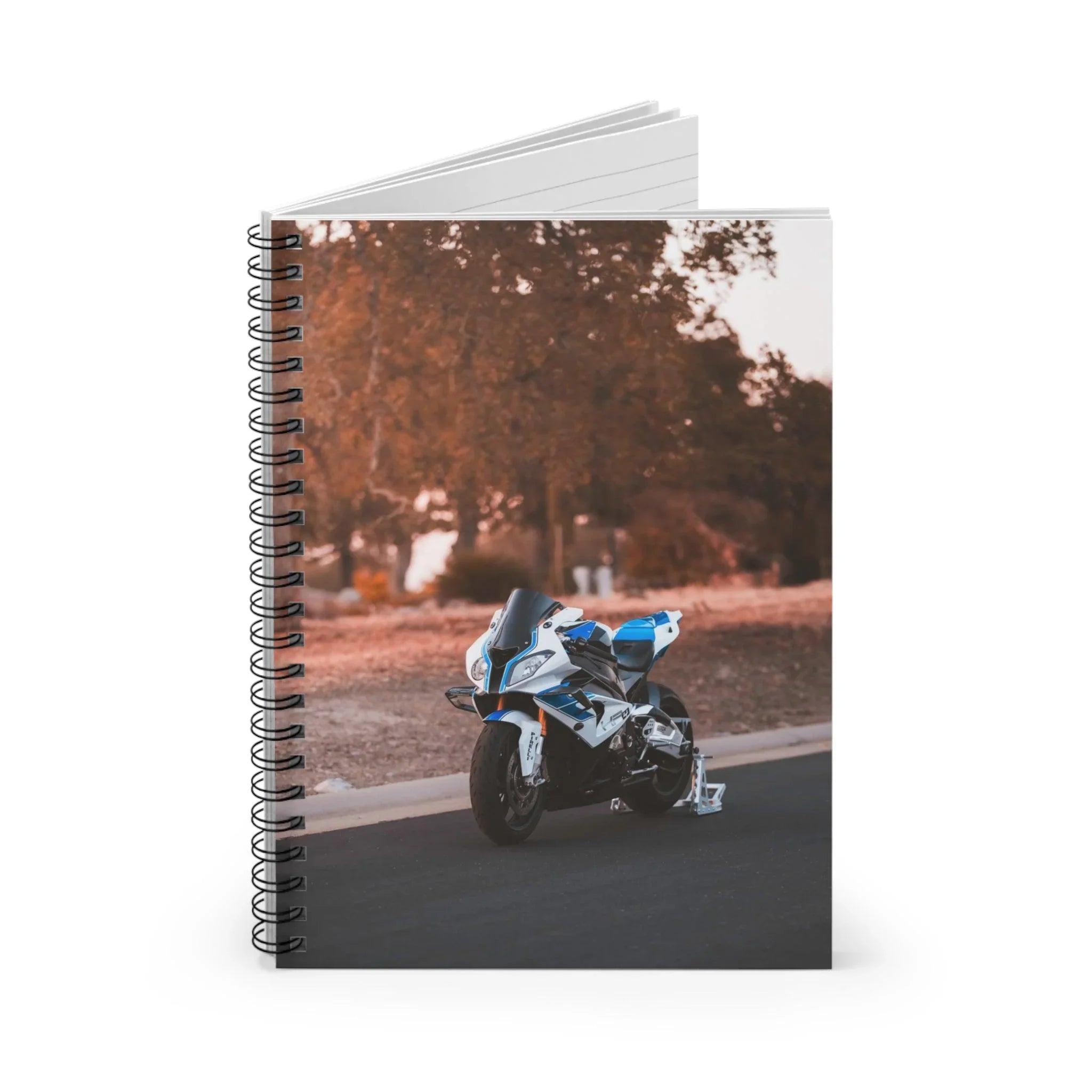 BMW S1000RR HP4 Motorcycle Spiral Notebook #013 - Throttle Designs