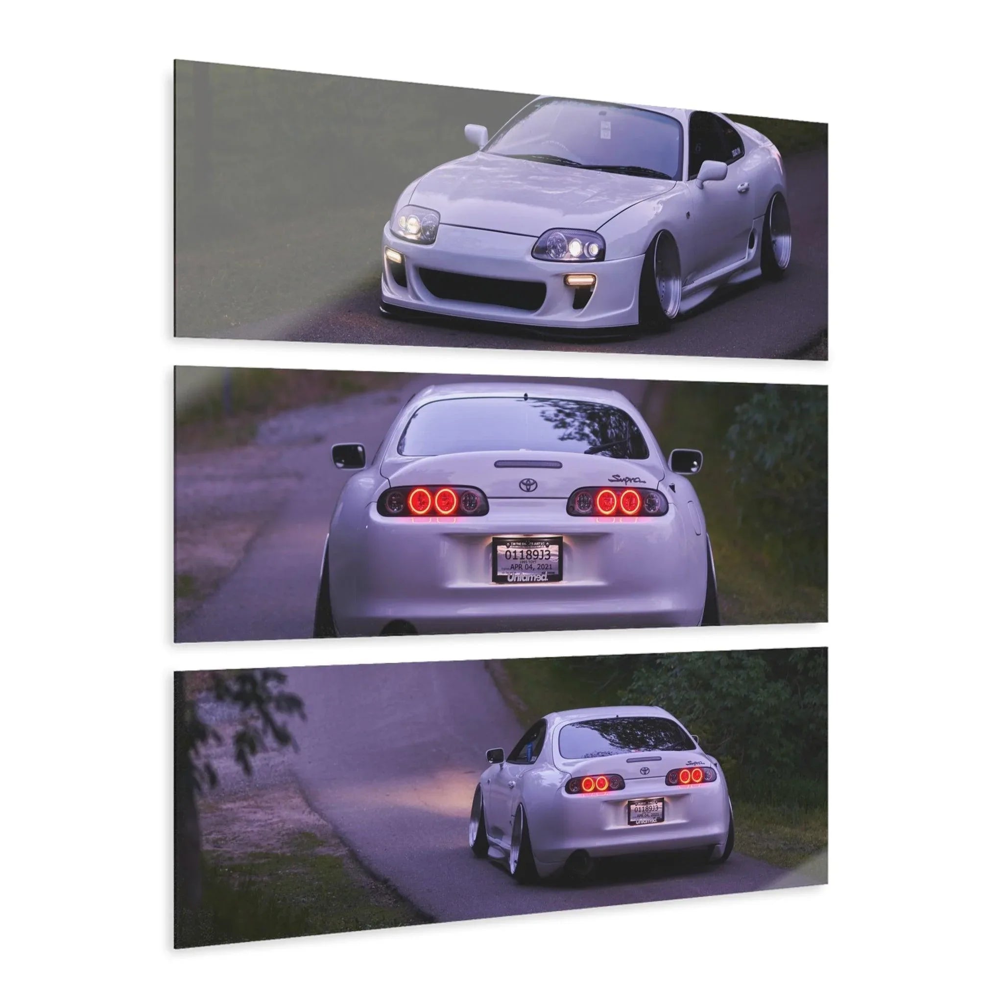 Toyota Supra MK4 3-Piece Acrylic Wall Art #001 for Collectors
