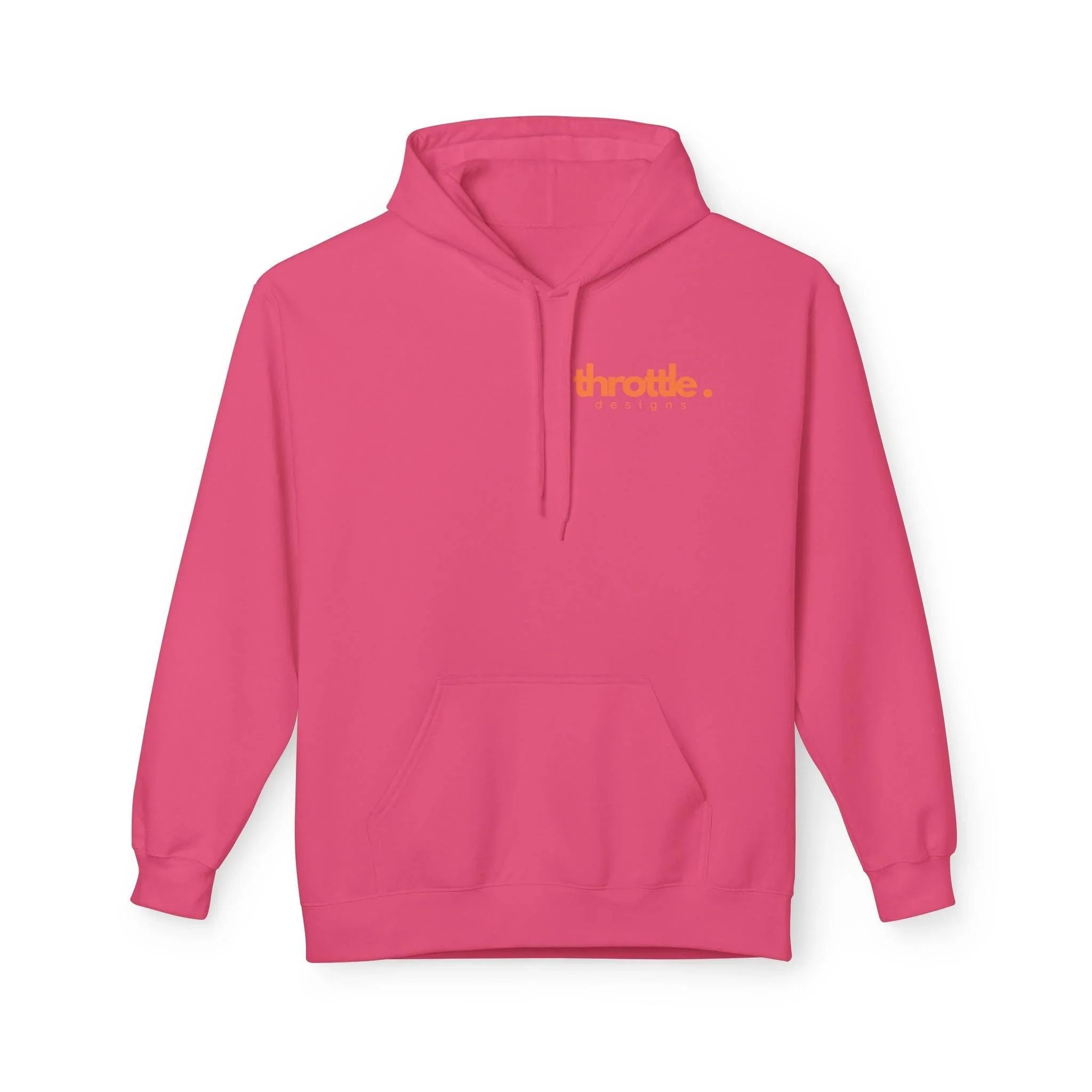 Cozy Cat Lover's Retro Sunset Fleece Hoodie
