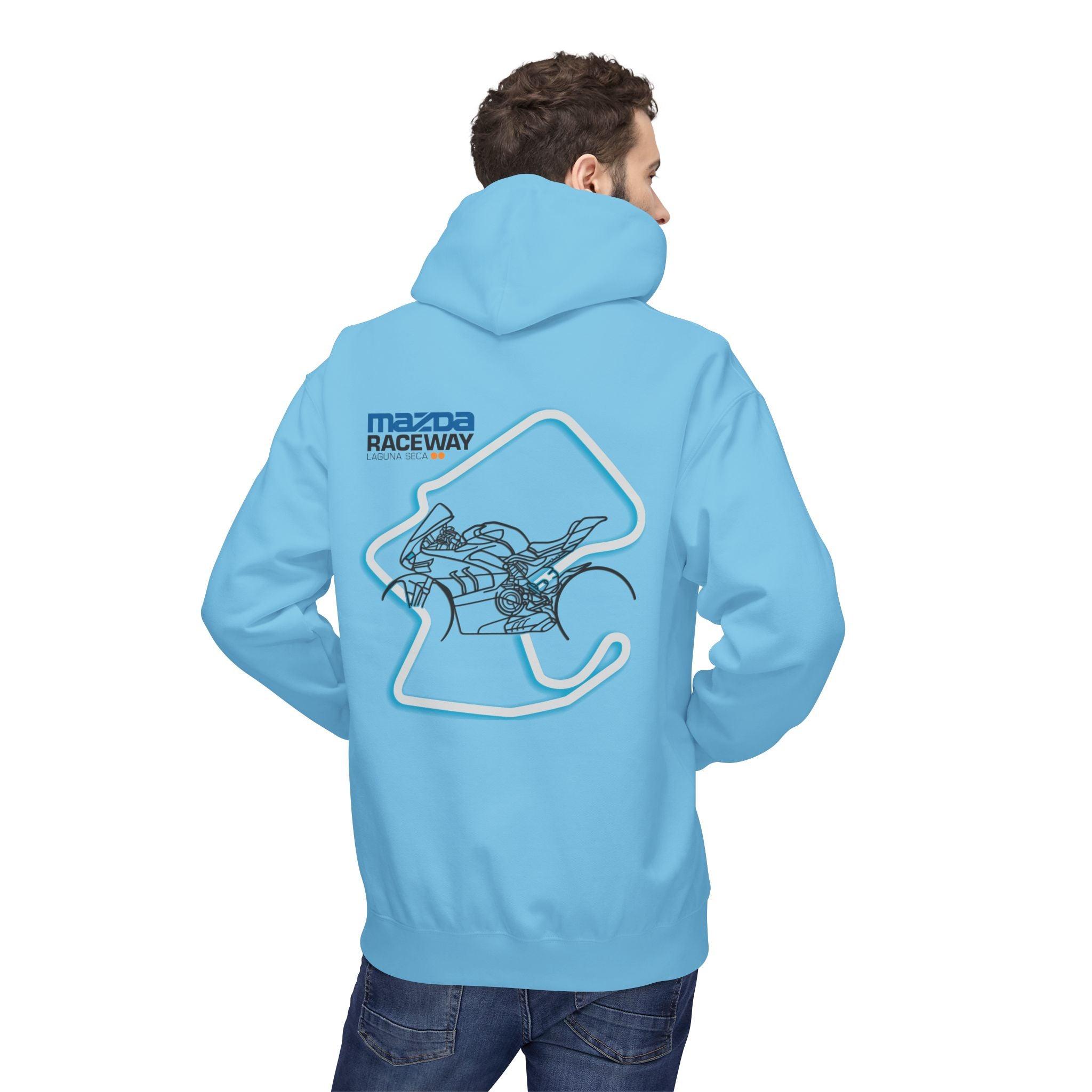 Ducati Panigale V4 SP Laguna Seca Fleece Hoodie - Stylish & Cozy
