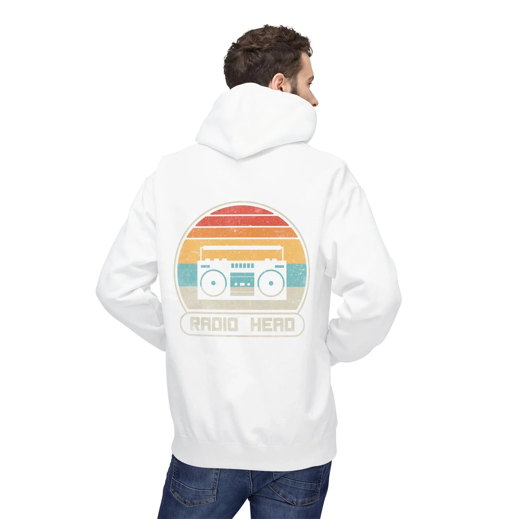 Cozy Vibes Radio Head Fleece Pullover Hoodie