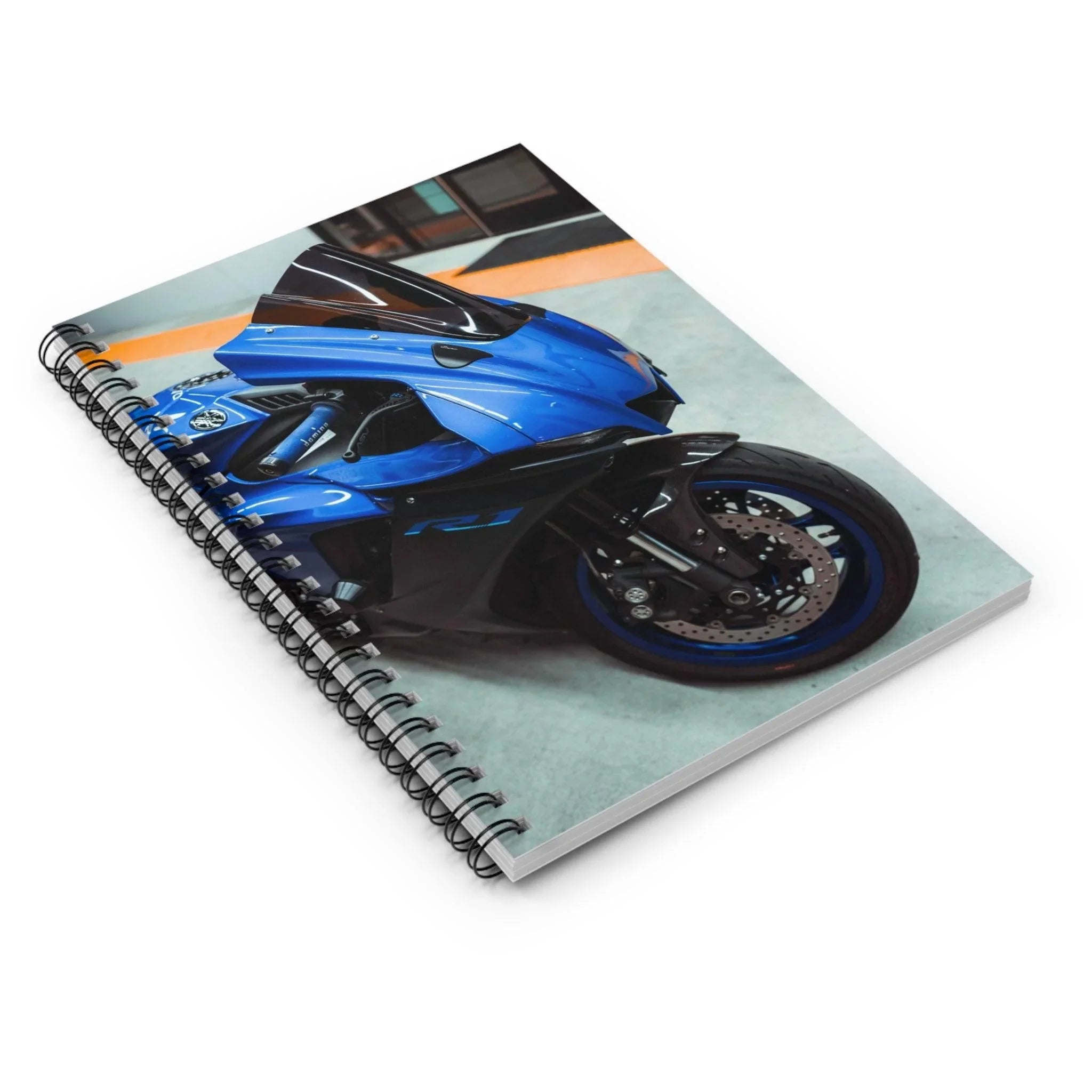 Yamaha R1 Motorcycle Spiral Notebook #028 - Throttle Designs