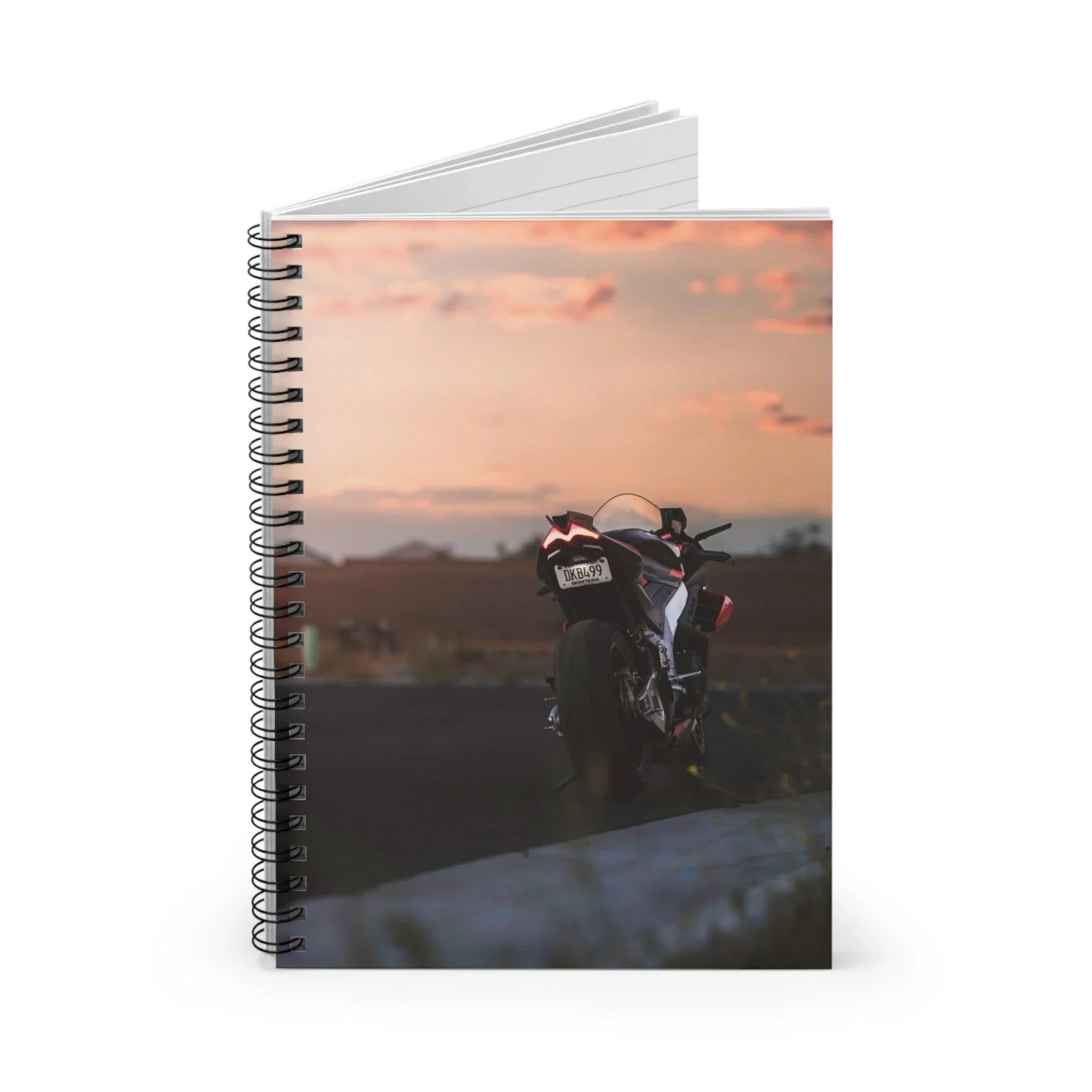 Aprilia RSV4 1100 Factory Motorcycle Spiral Notebook #007 - Throttle Designs