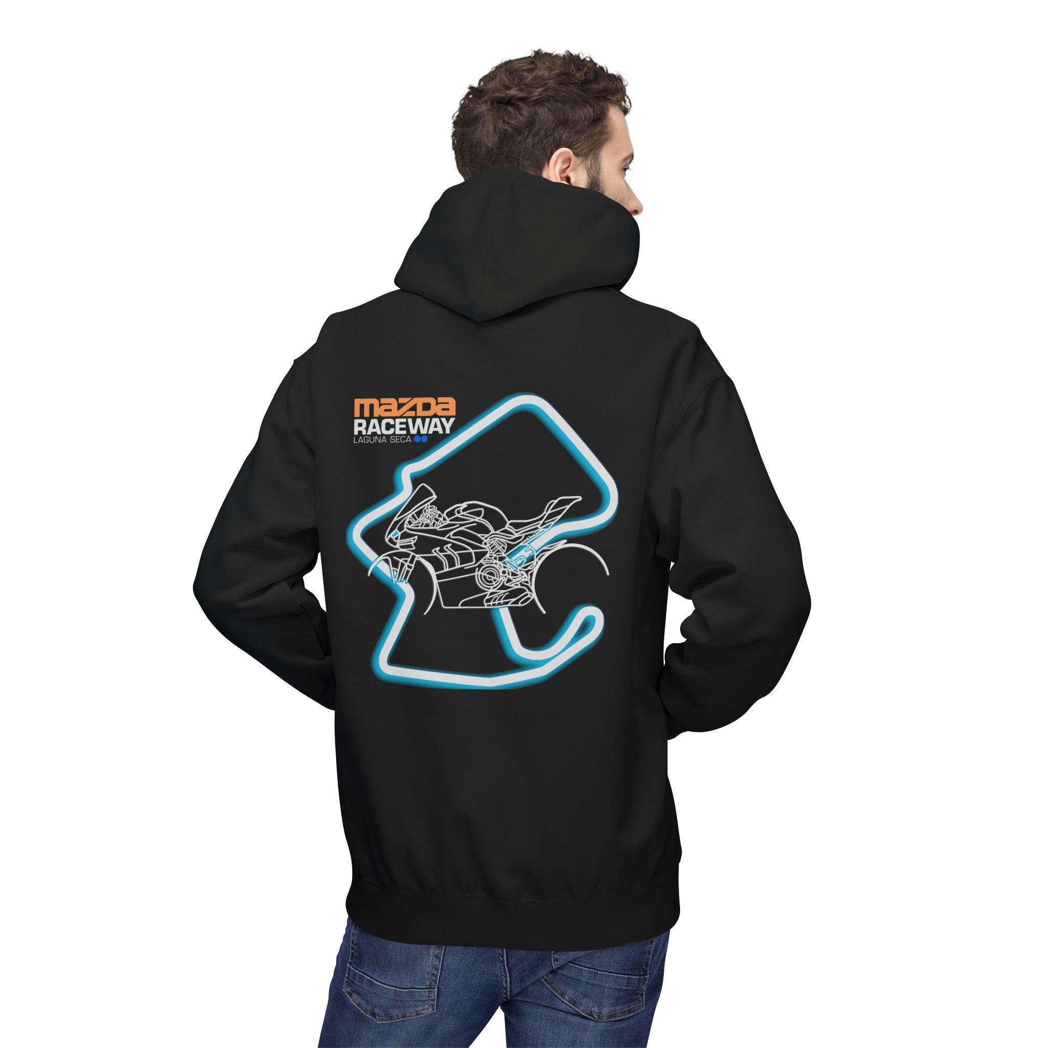 Ducati Panigale V4 SP Laguna Seca Fleece Hoodie - Stylish & Cozy