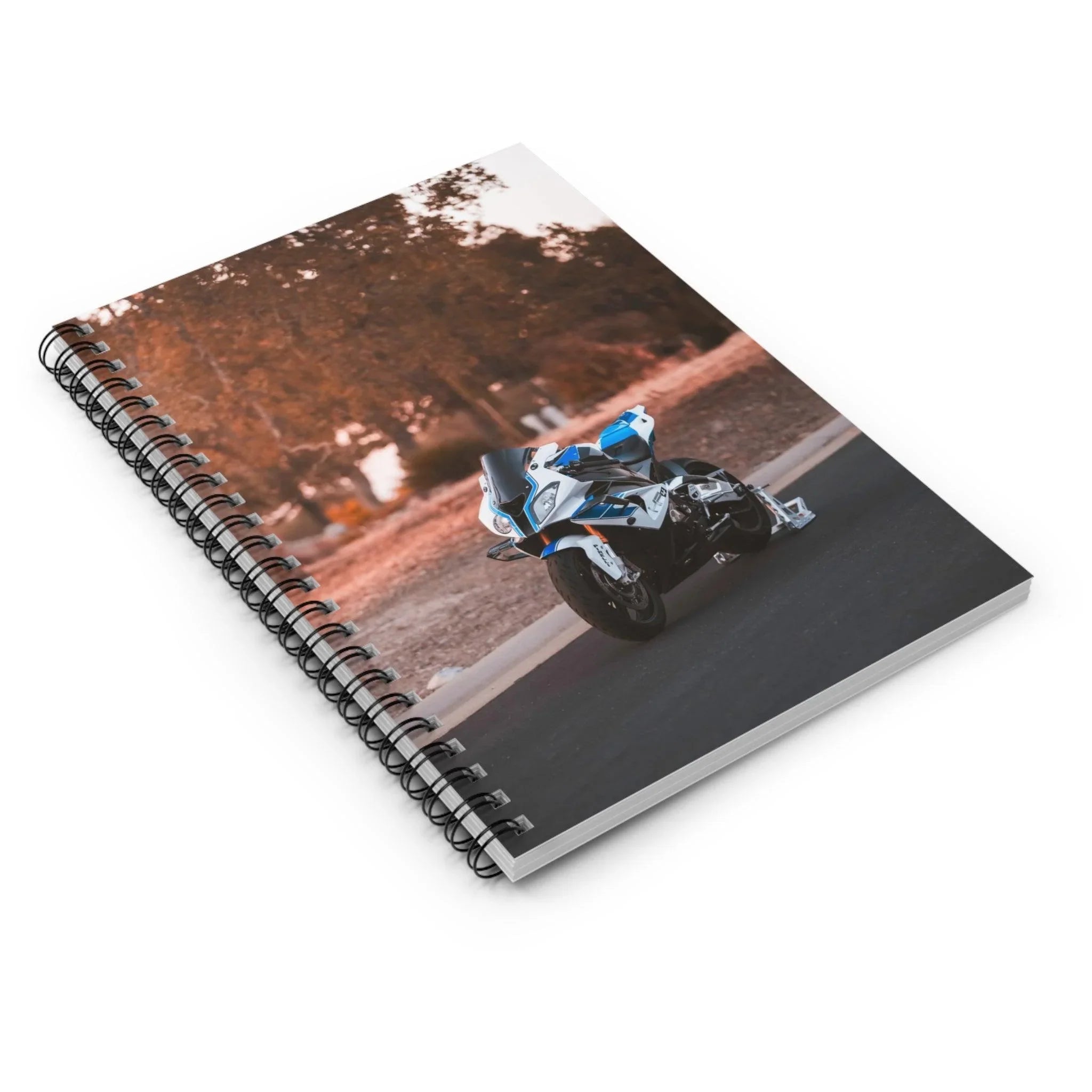 BMW S1000RR HP4 Motorcycle Spiral Notebook #013 - Throttle Designs