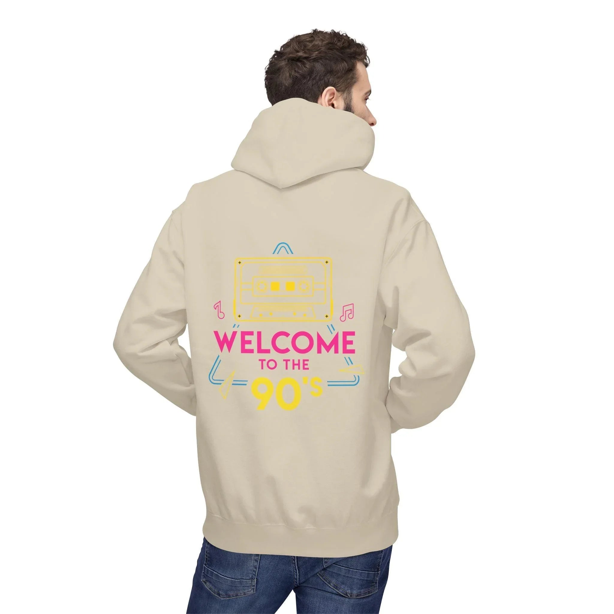 Nostalgic 90's Vibes Premium Fleece Hoodie for Ultimate Comfort
