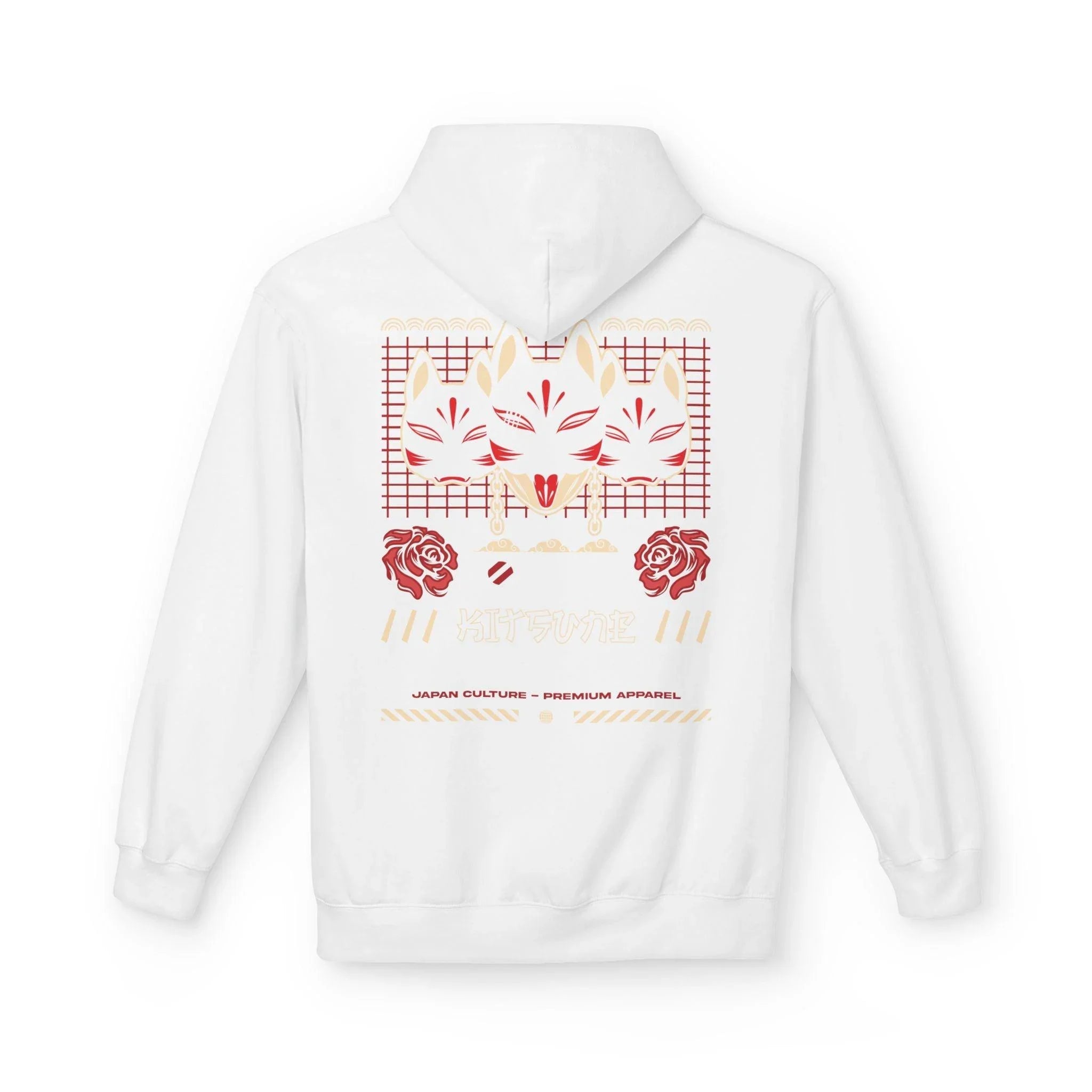 Ultimate Kitsune Japanese Streetwear Fleece Hoodie for Comfort and Style