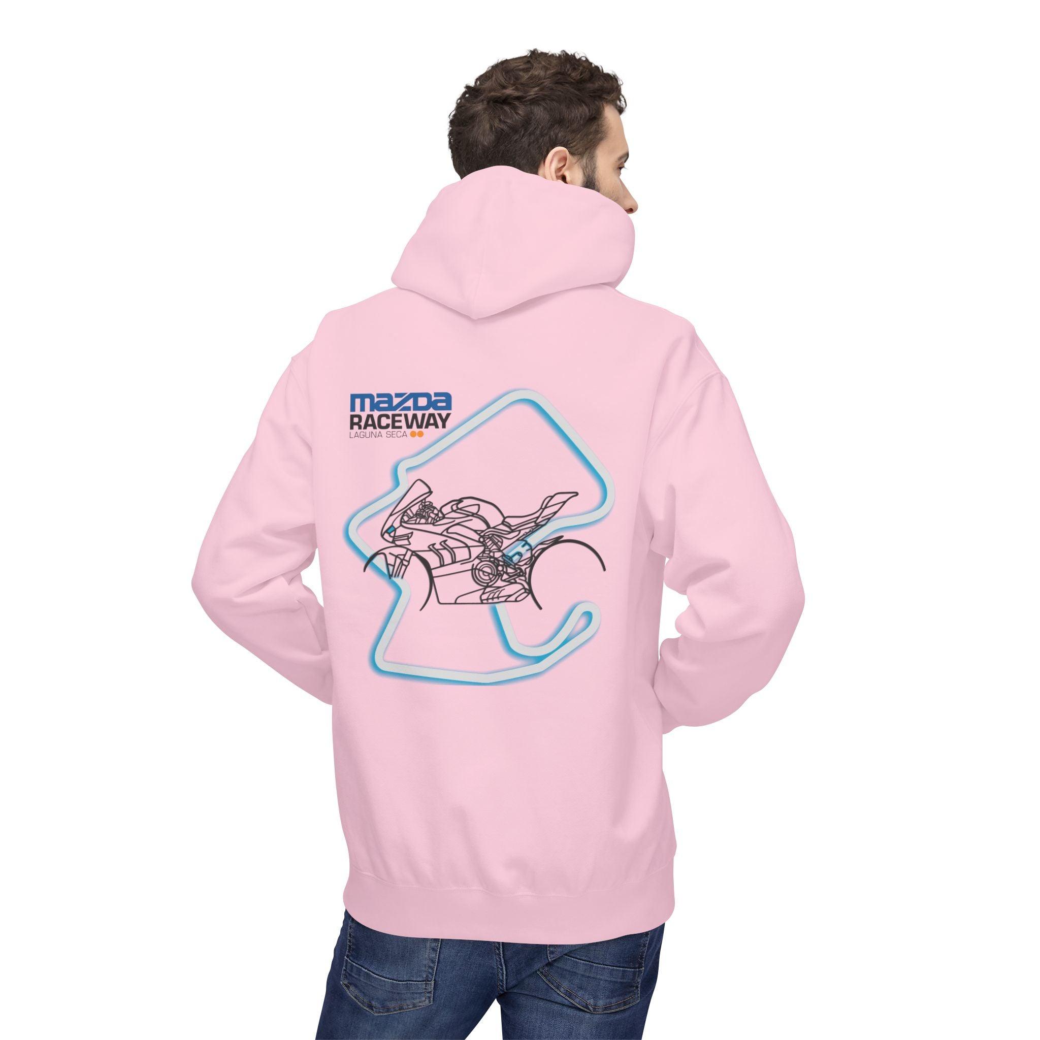 Ducati Panigale V4 SP Laguna Seca Fleece Hoodie - Stylish & Cozy