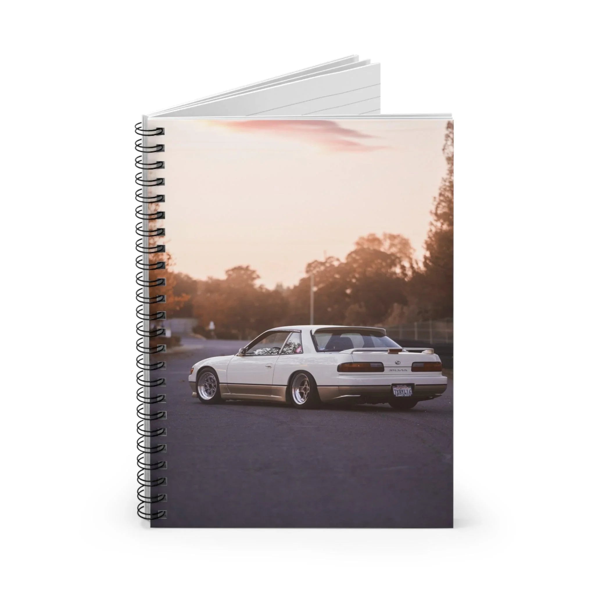 Nissan 240sx S13 Silvia Automotive Spiral Notebook #003 - Throttle Designs