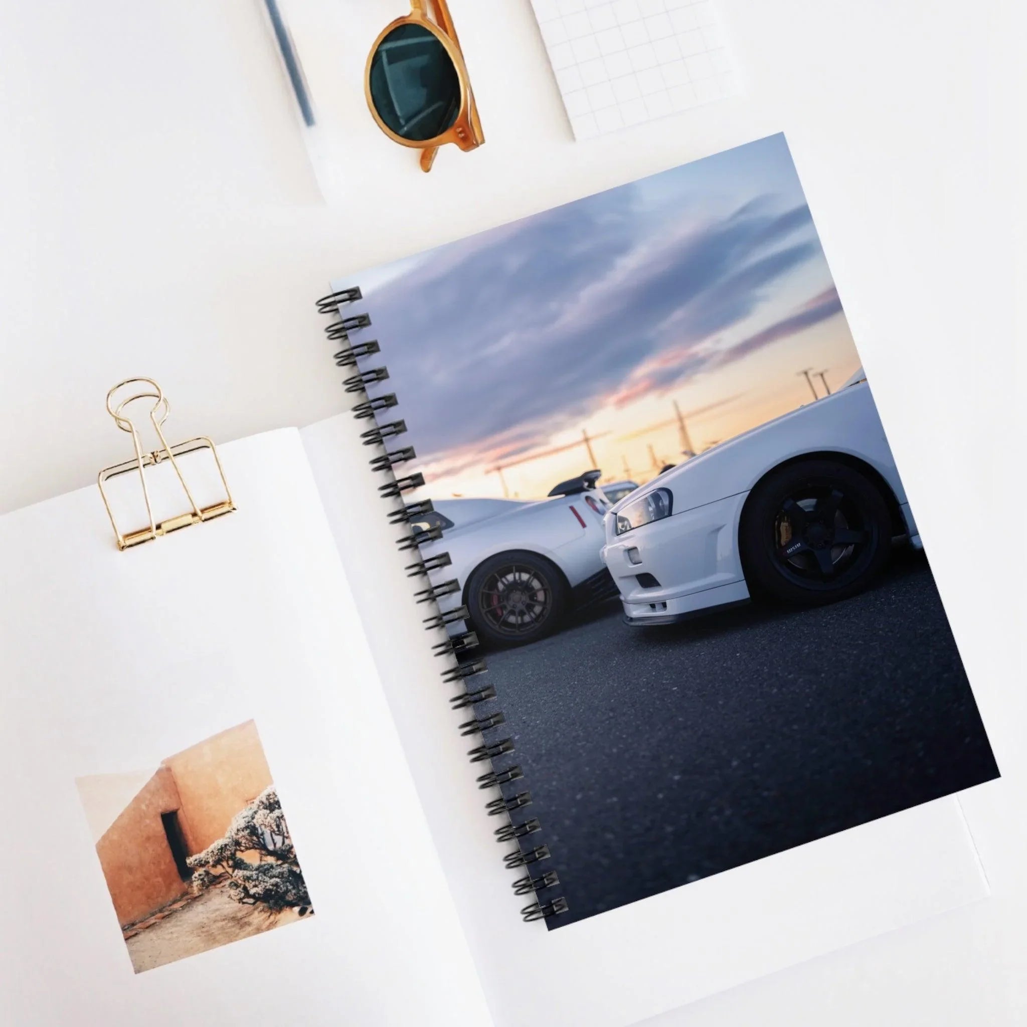 Nissan GTR R34 Automotive Spiral Notebook #001 - Throttle Designs