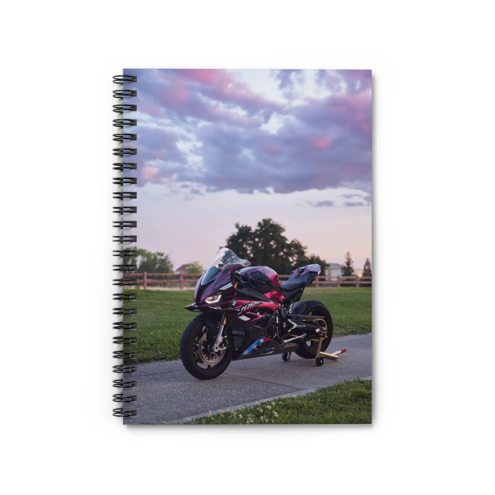BMW S1000RR Motorcycle Spiral Notebook #040 - Throttle Designs