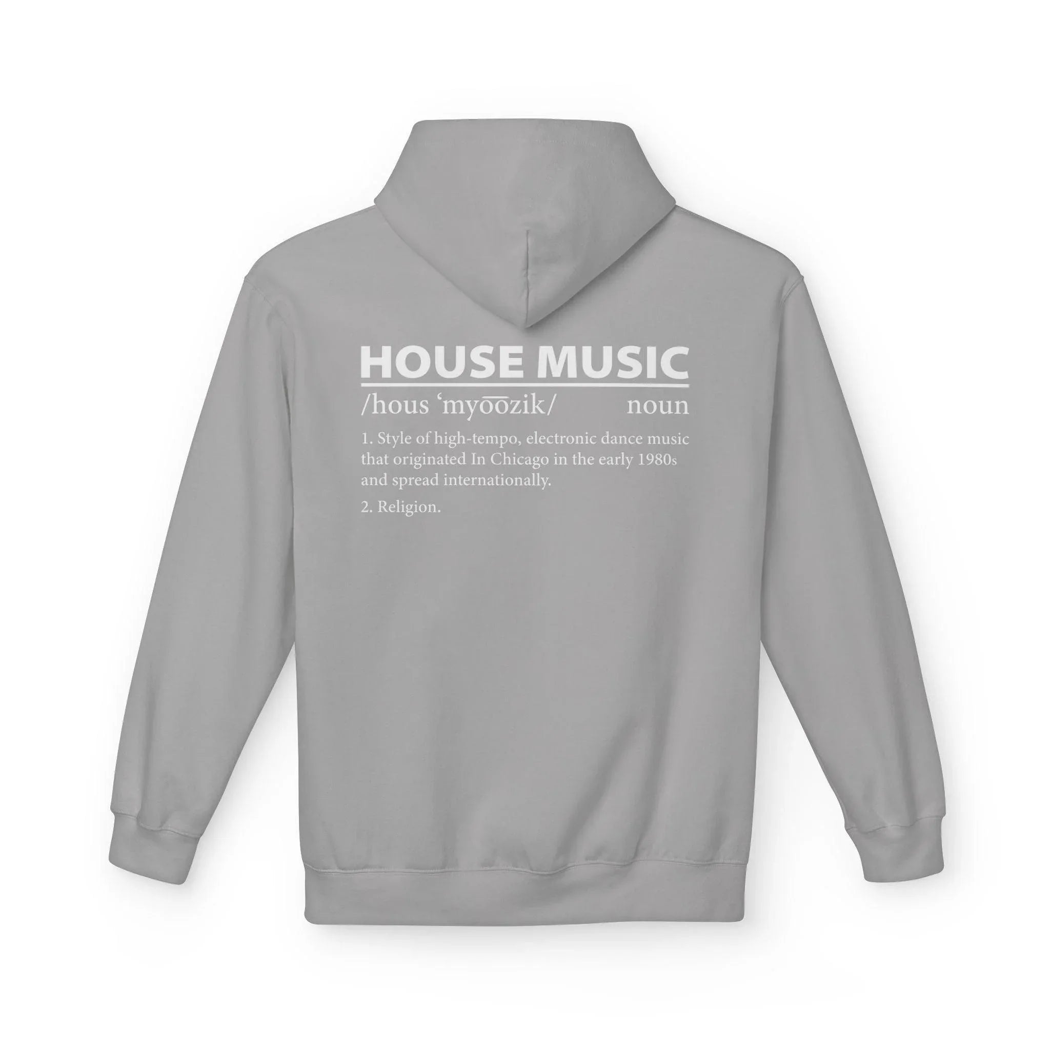 Ultimate House Music Fleece Hoodie for Comfort and Style