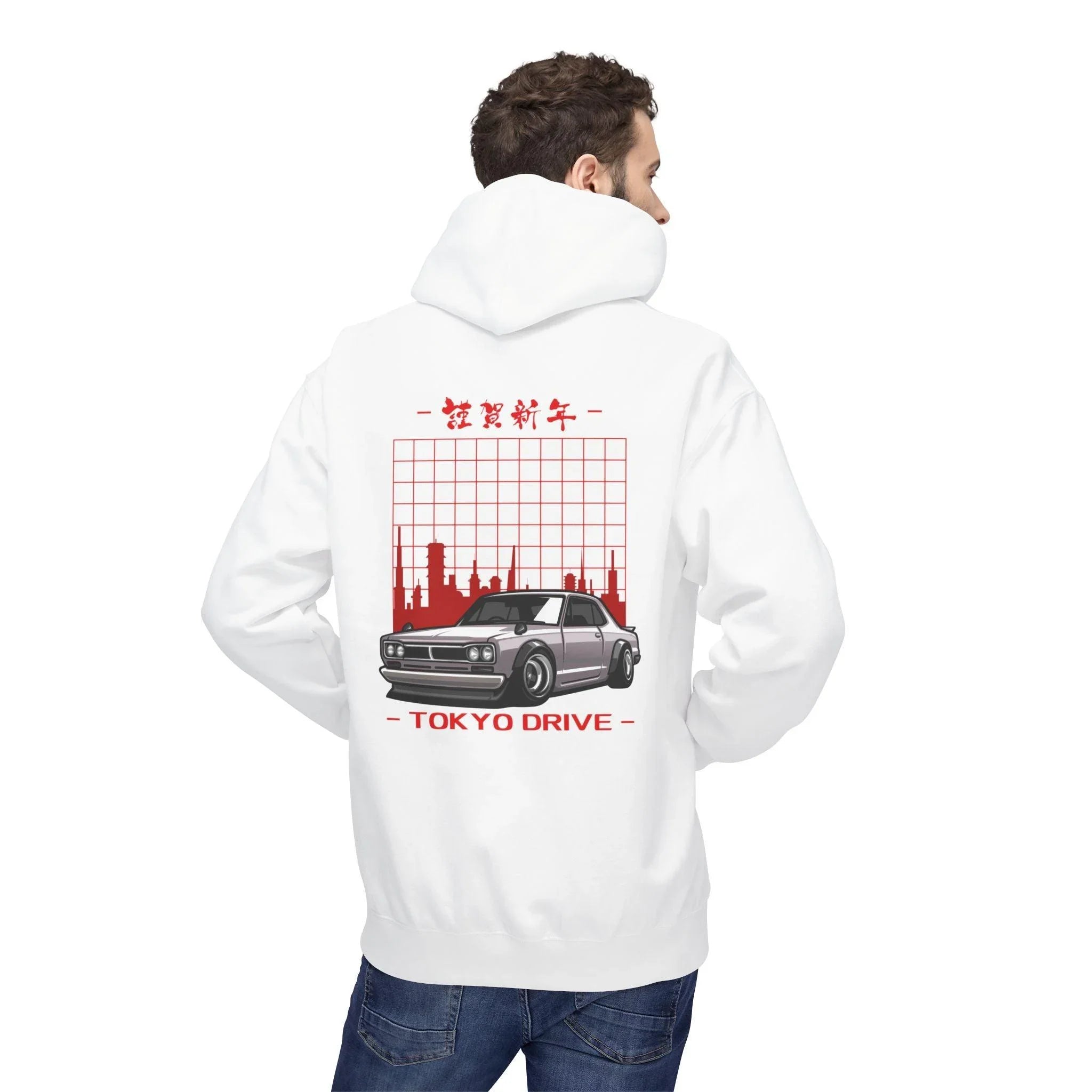 Tokyo Drive Luxe Fleece Hoodie for Ultimate Comfort and Style