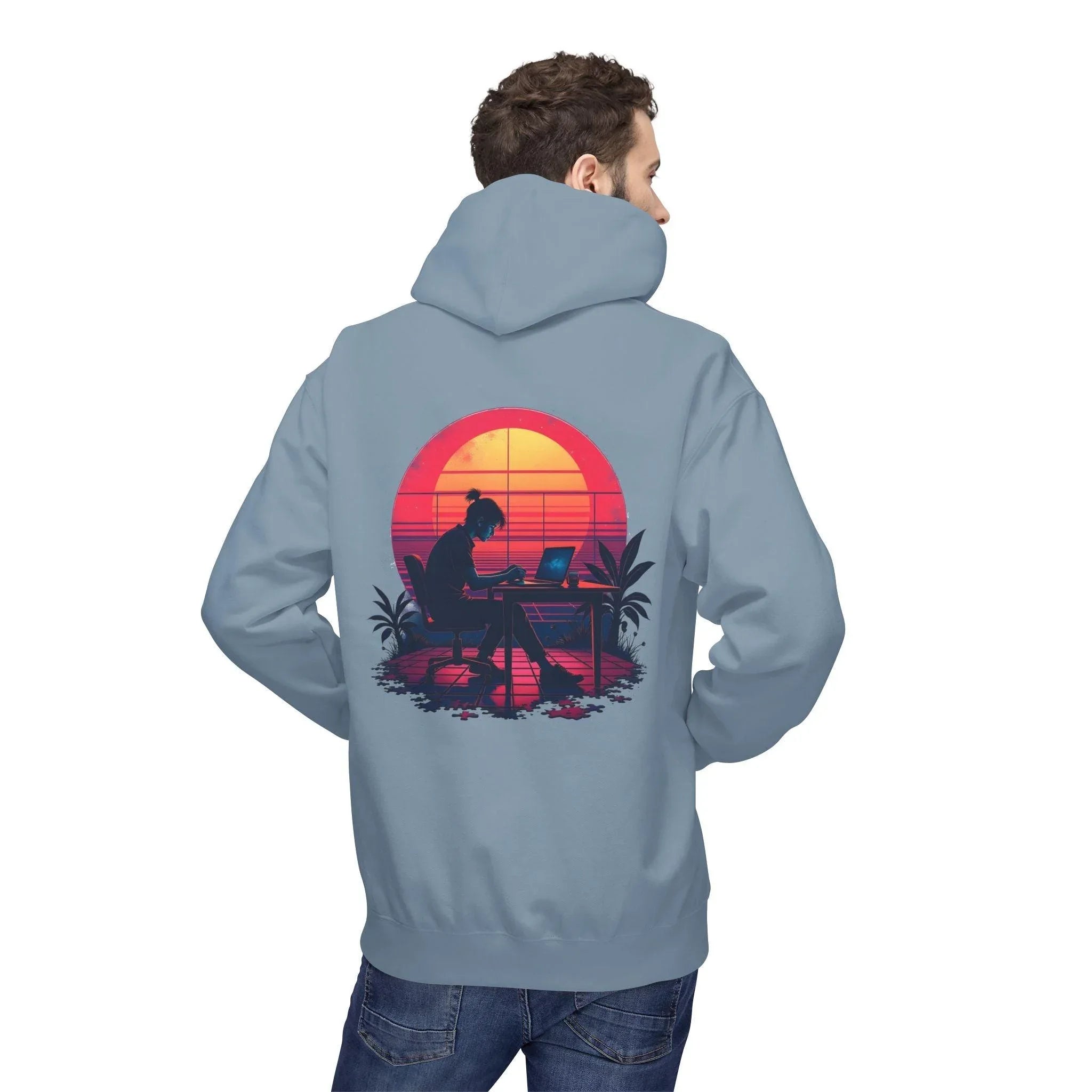 Ultimate Retro Programmer Fleece Hoodie for Comfort and Style