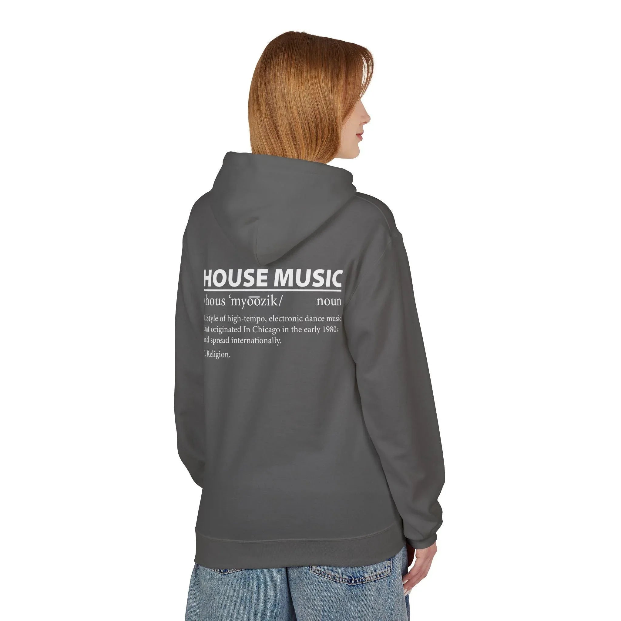 Ultimate House Music Fleece Hoodie for Comfort and Style