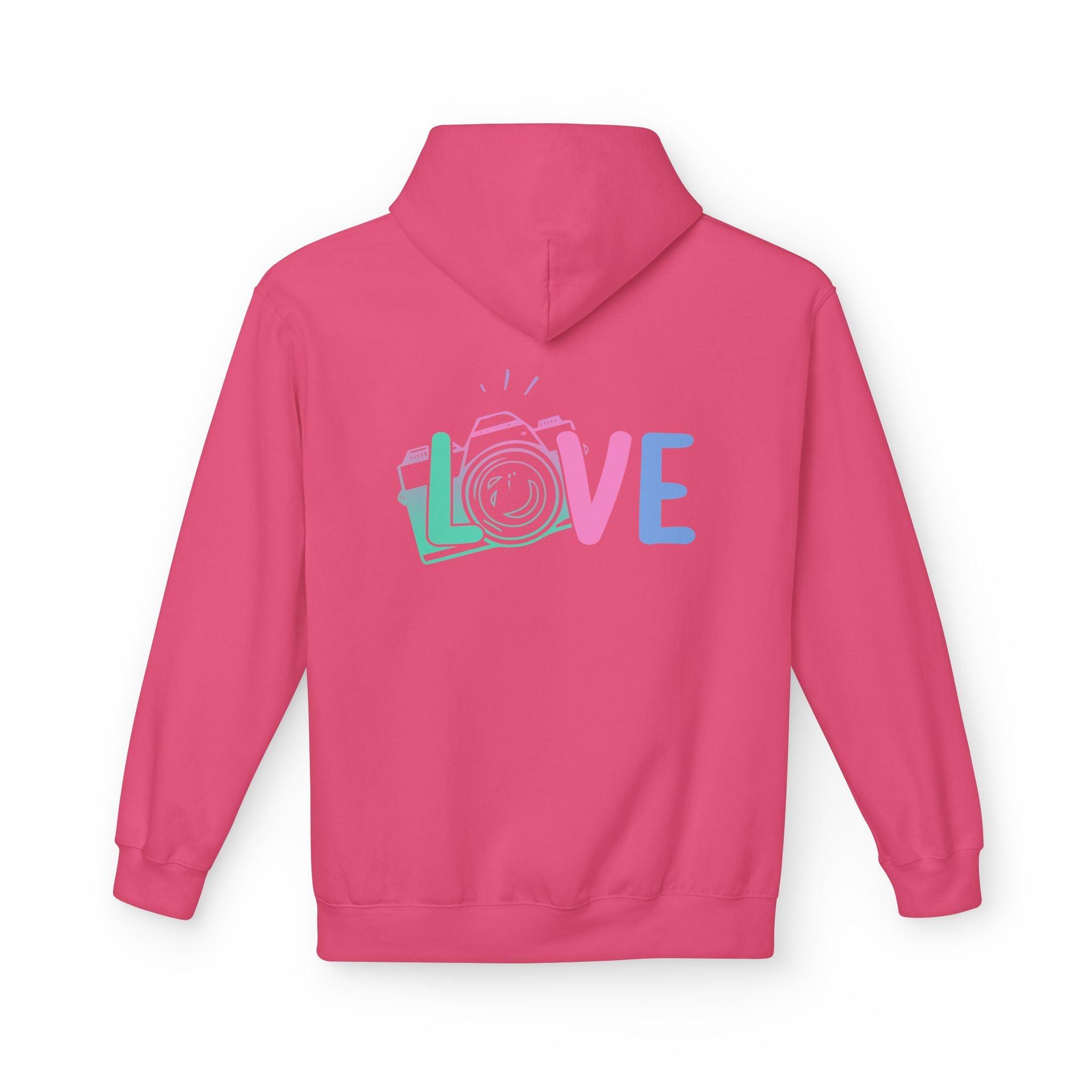 Cozy Love Photography Fleece Hoodie for Stylish Comfort