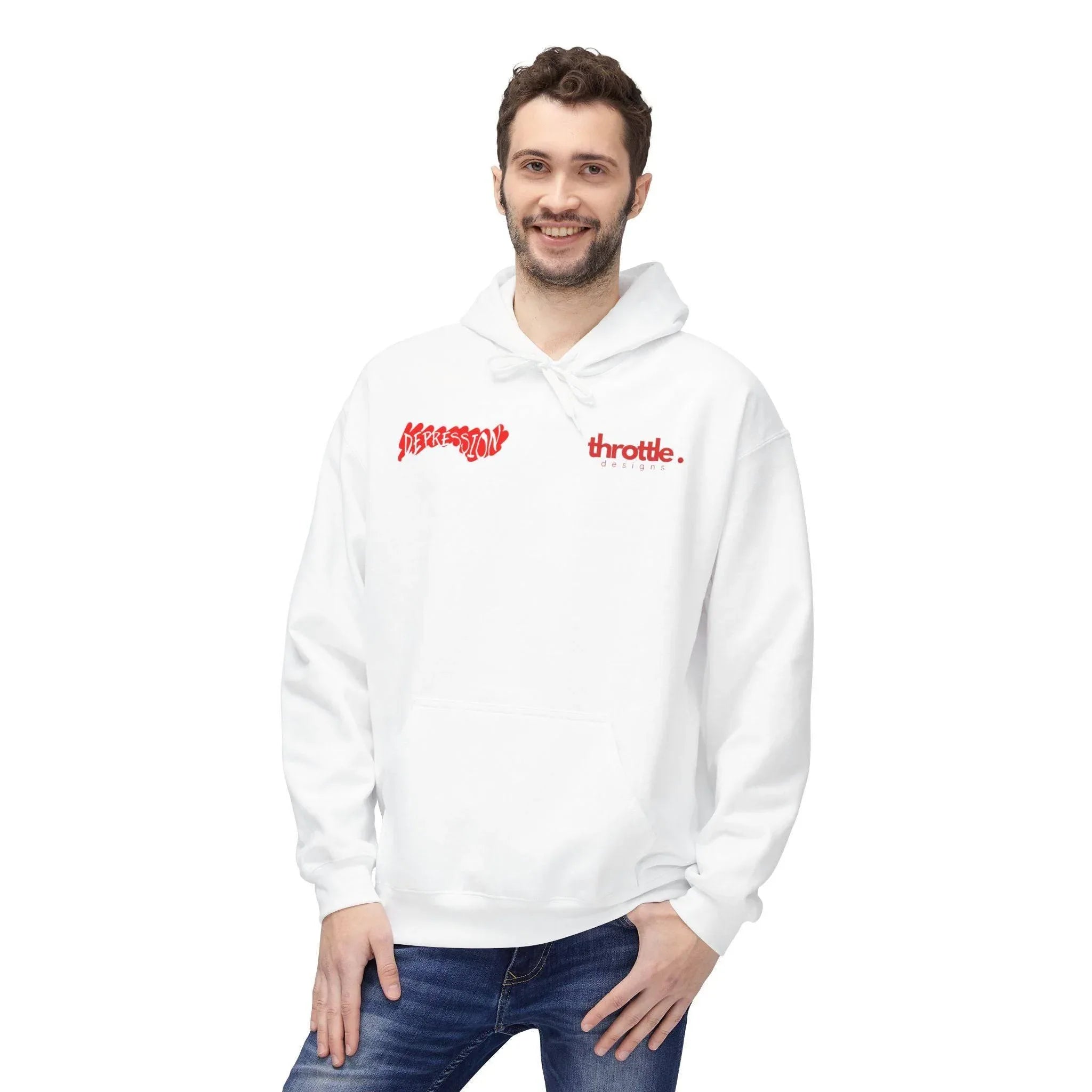 Empower Your Style: Fight Depression Fleece Hoodie for Ultimate Comfort