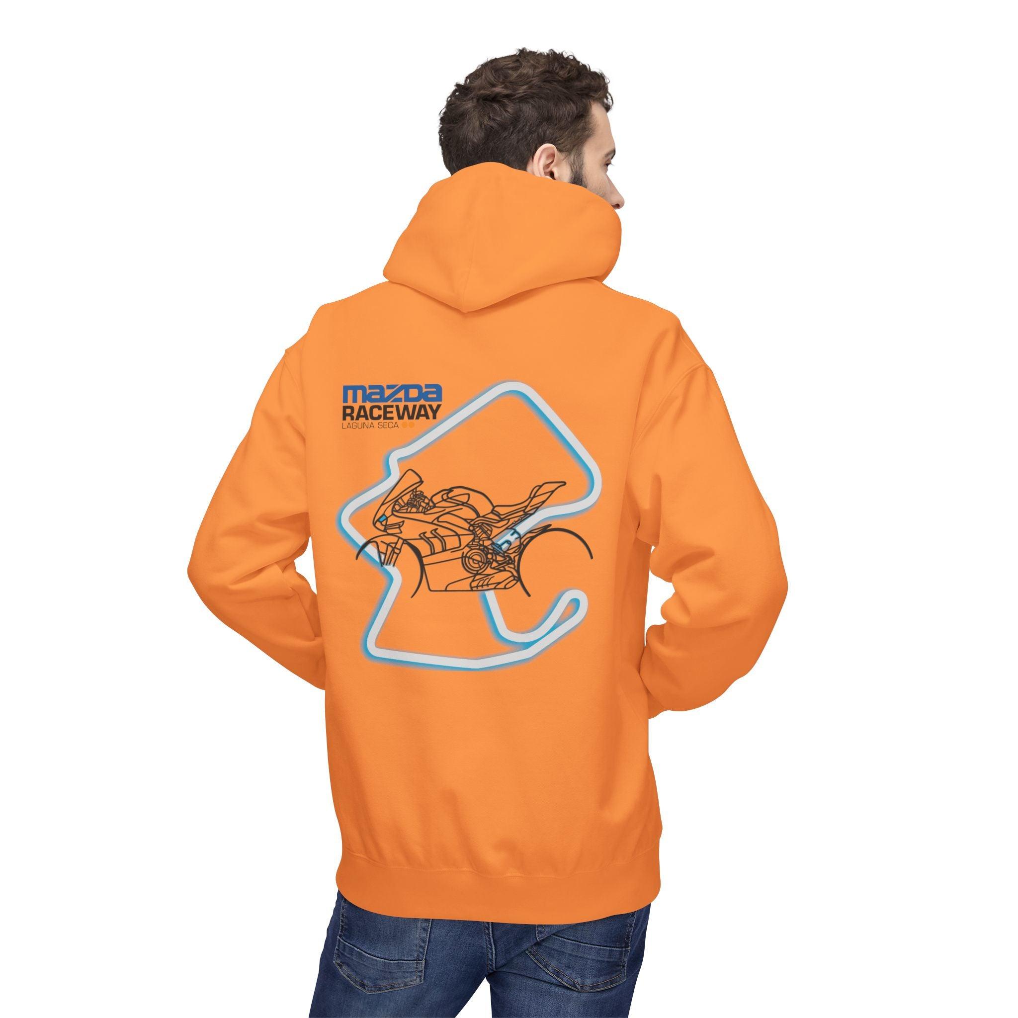 Ducati Panigale V4 SP Laguna Seca Fleece Hoodie - Stylish & Cozy
