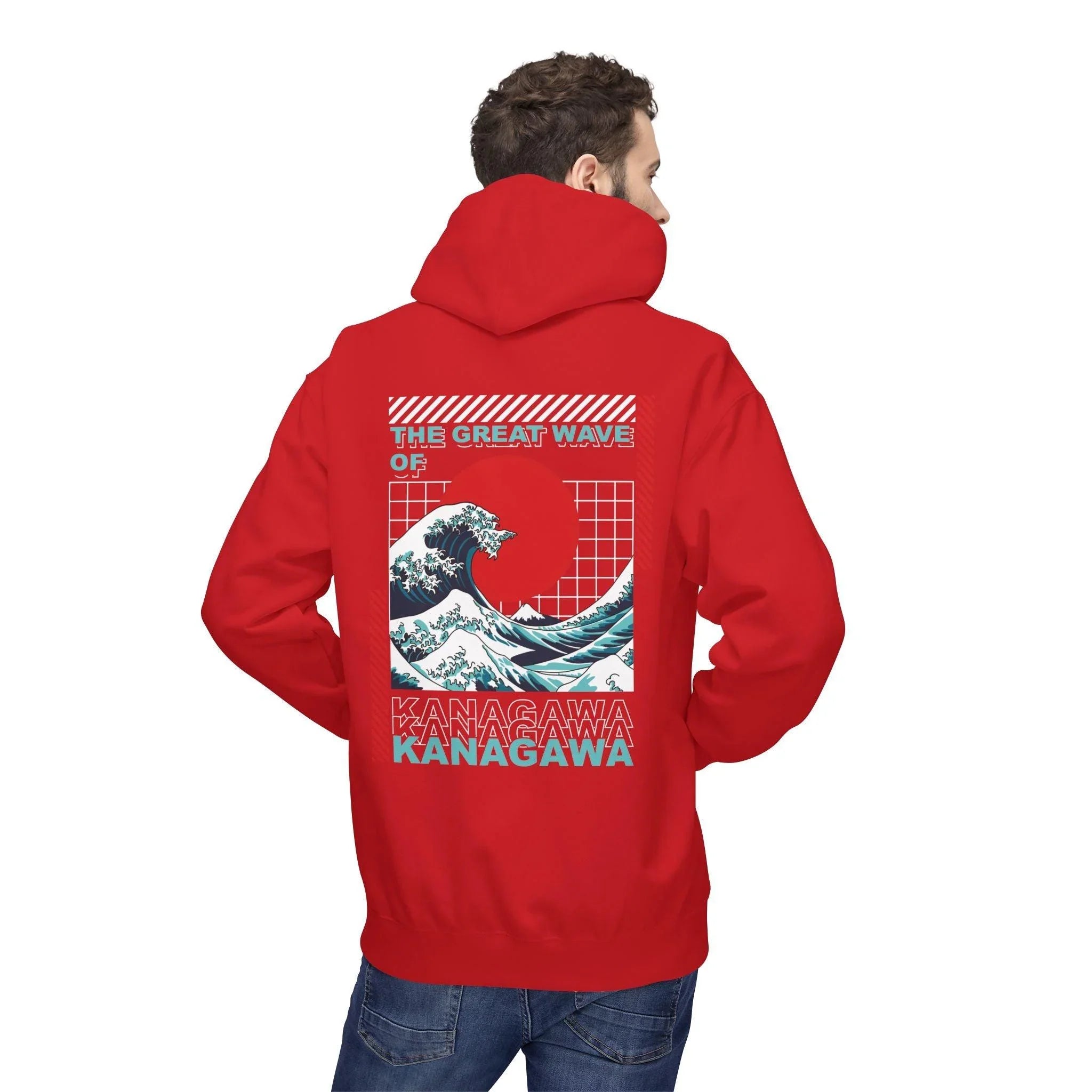 Ultimate Kanagawa Wave Fleece Hoodie: Stylish Japanese Streetwear Comfort