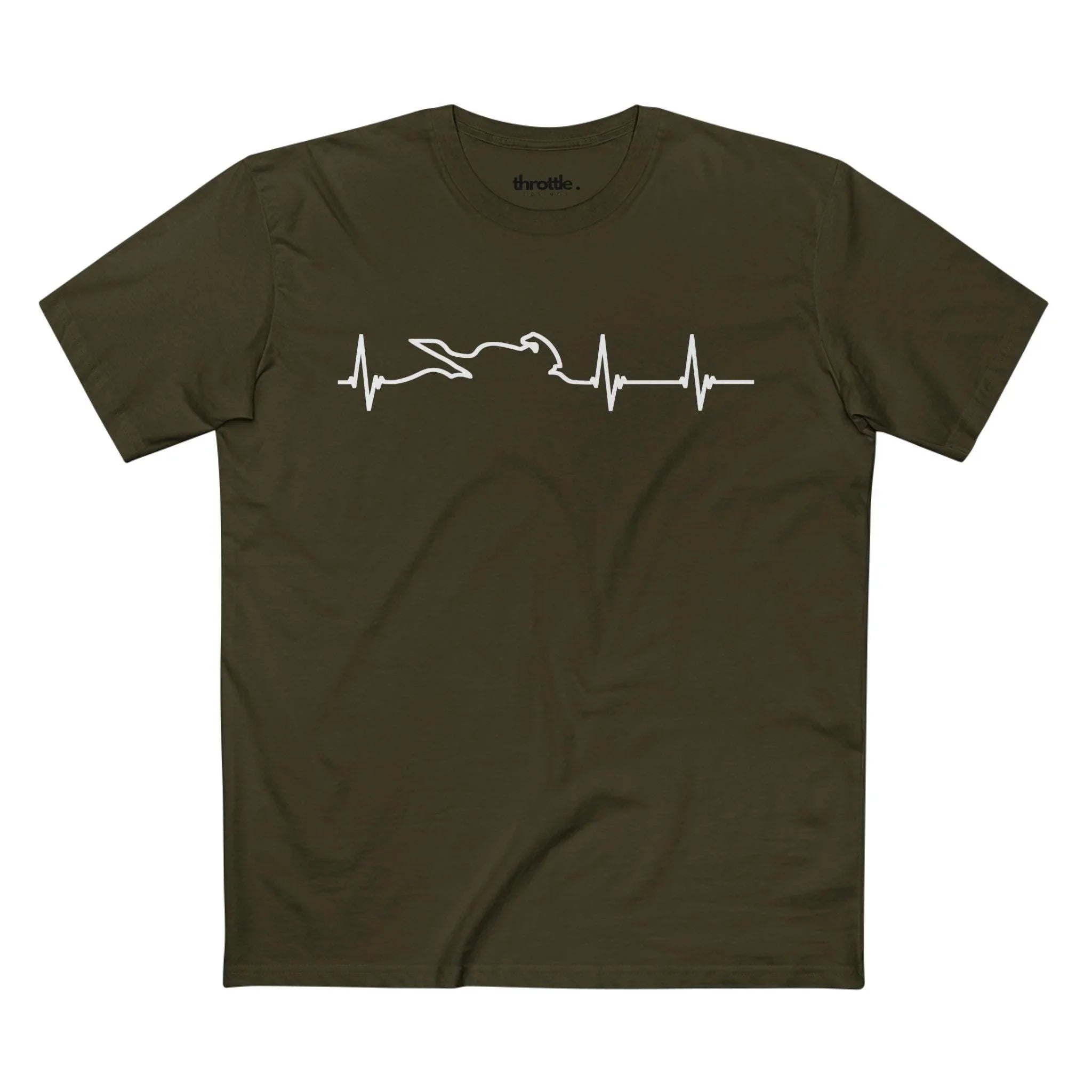 Premium Motorcycle Heartbeat T-Shirt