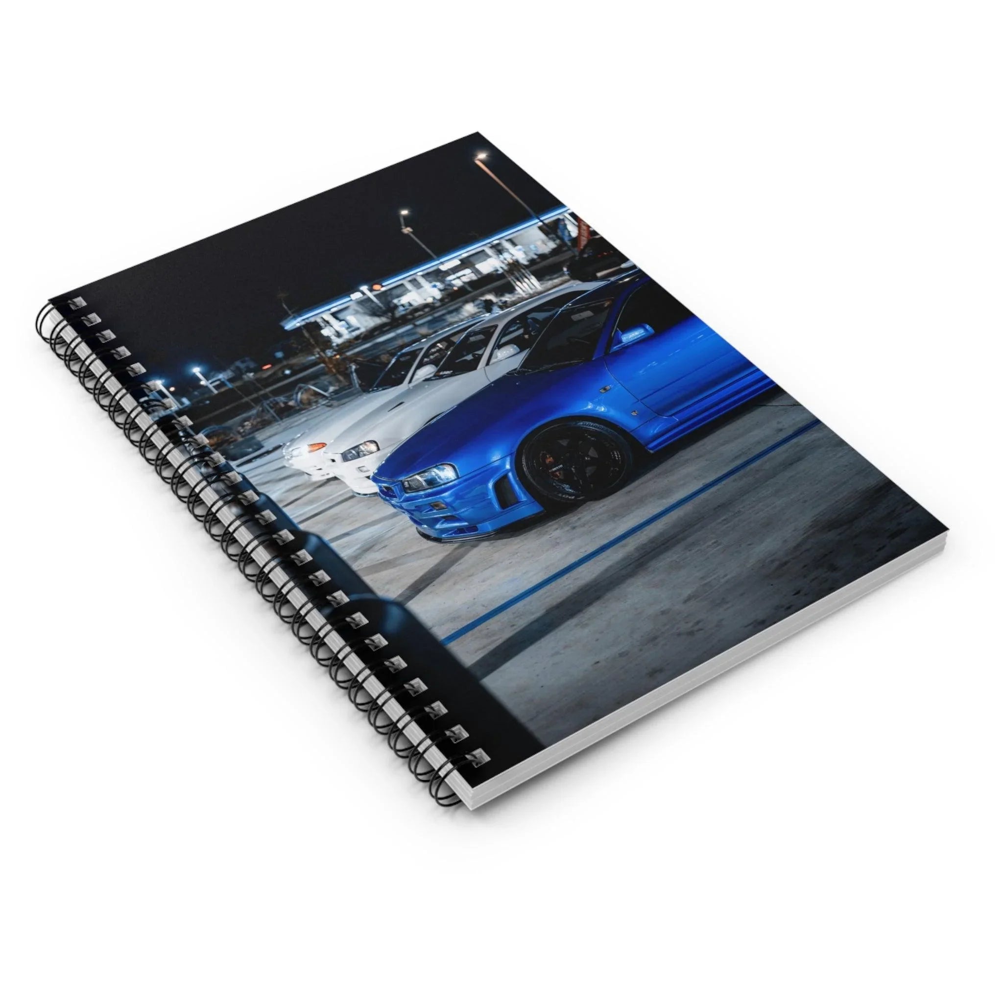 Nissan GTR R34 Automotive Spiral Notebook #009 - Throttle Designs
