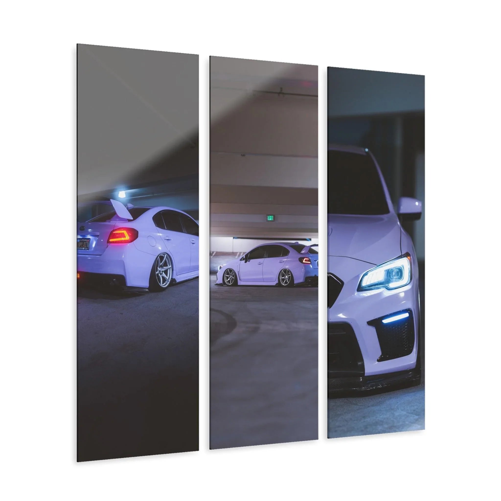 Subaru WRX 3-Piece Acrylic Wall Art #005 for Car Lovers