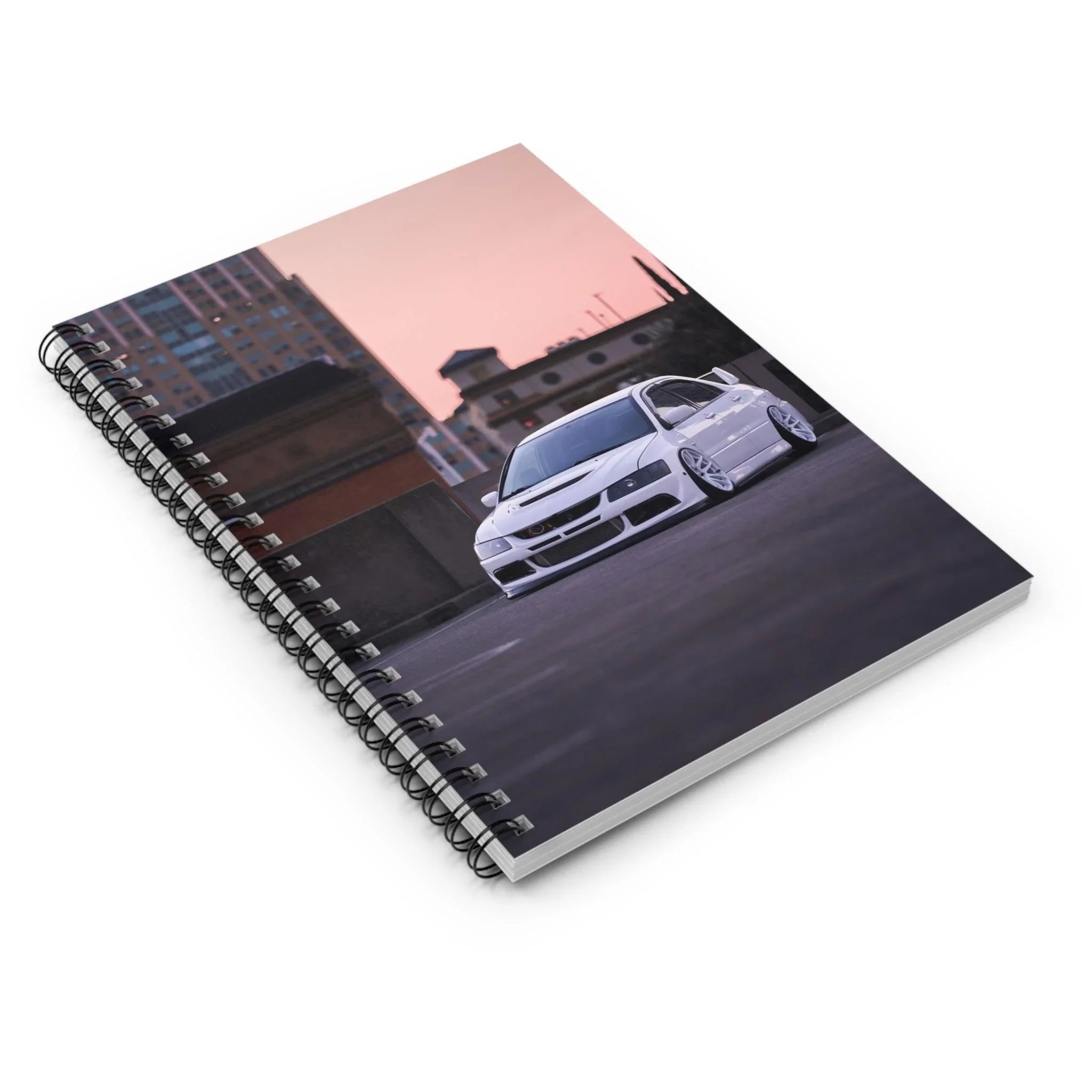 Mitsubishi Evo 8 Automotive Spiral Notebook #017 - Throttle Designs