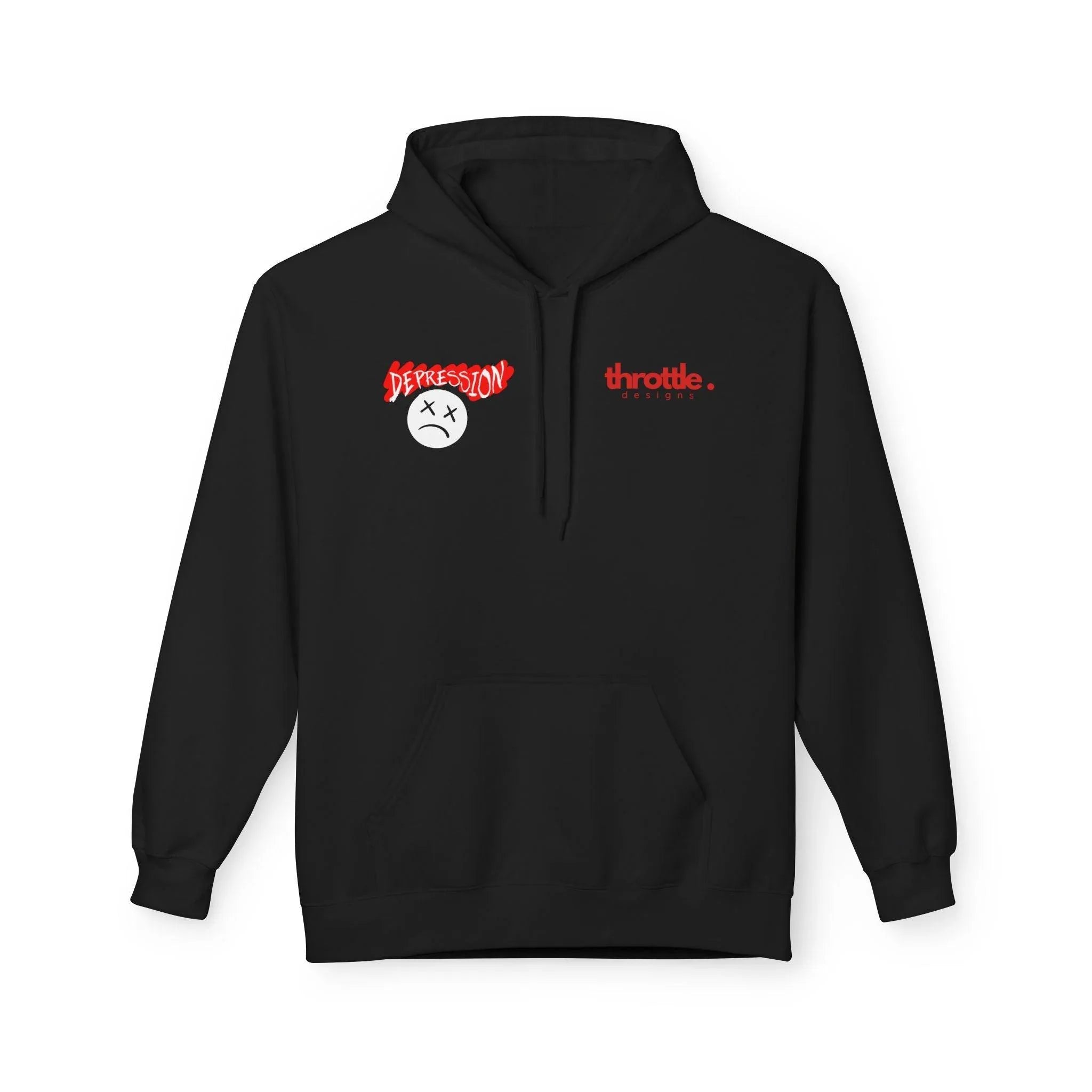 Empower Your Style: Fight Depression Fleece Hoodie for Ultimate Comfort