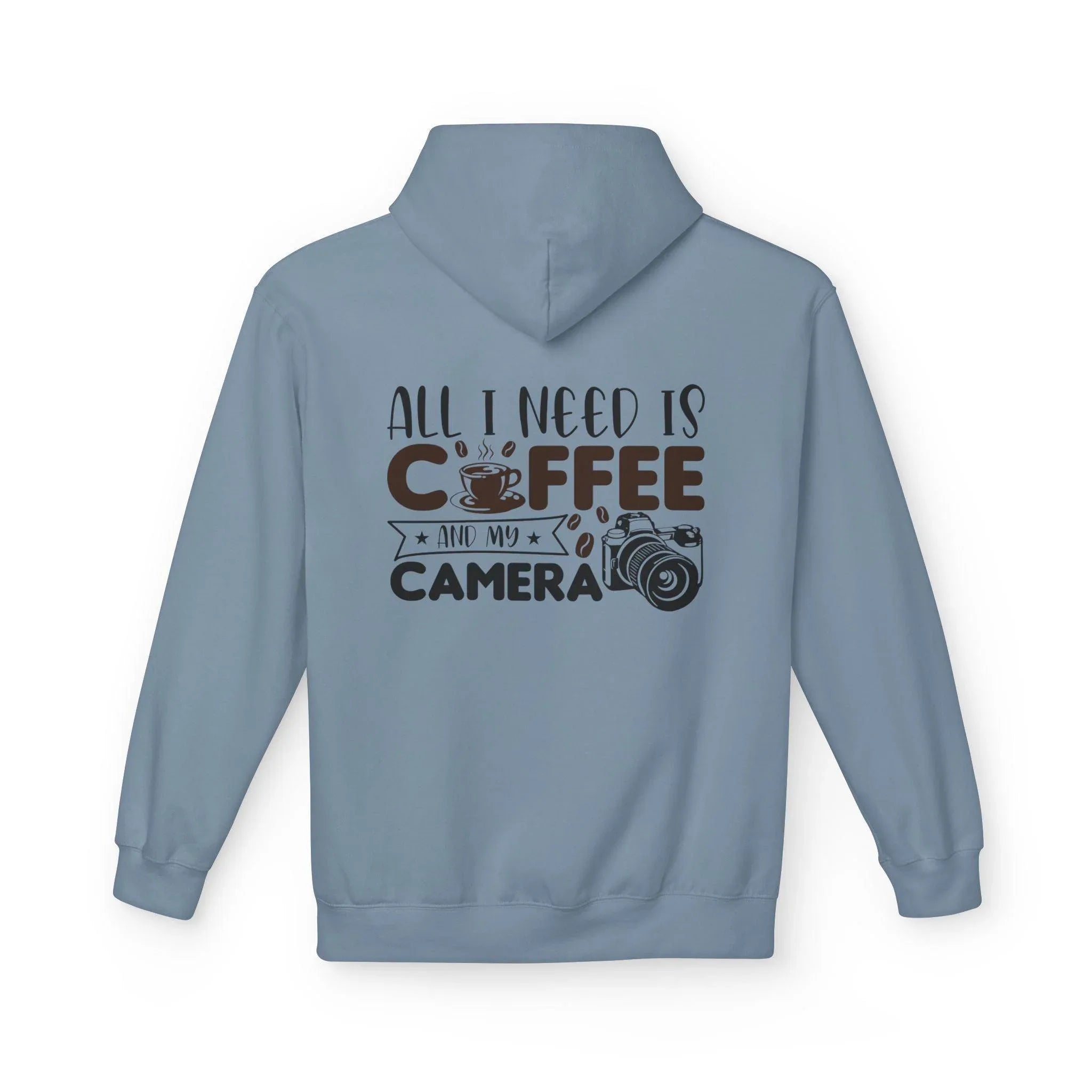 Cozy Photographer's Coffee Fleece Hoodie for Style and Comfort