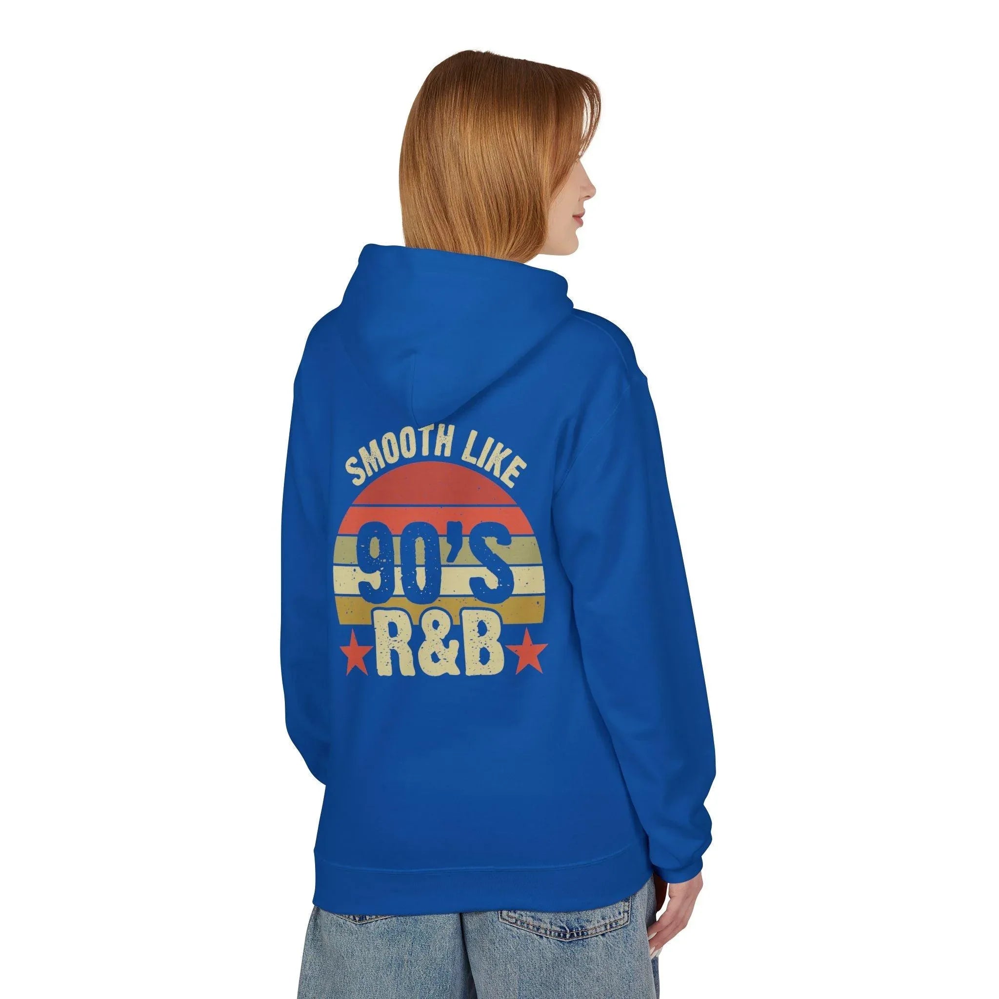 Retro Vibes Fleece Hoodie - Embrace the Comfort of 90's R&B Style