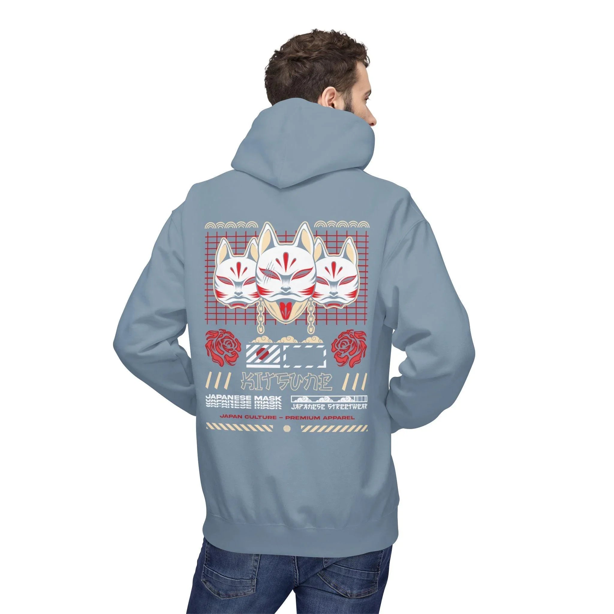 Ultimate Kitsune Japanese Streetwear Fleece Hoodie for Comfort and Style