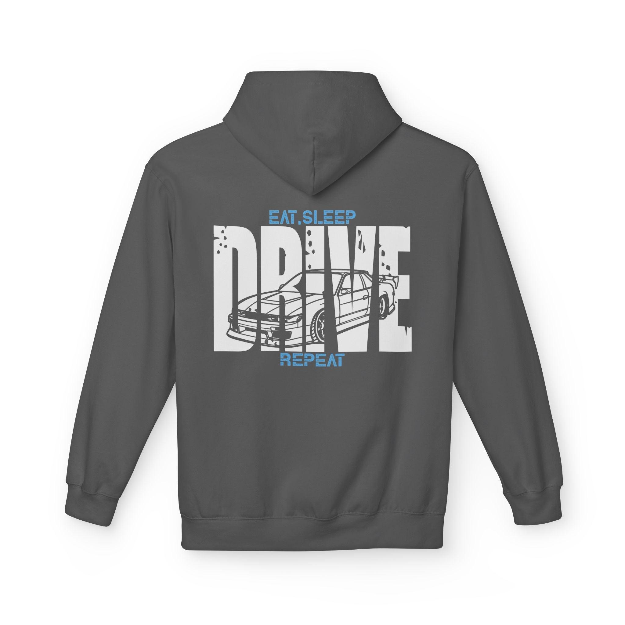 Nissan 240sx Silvia DRIVE Fleece Hoodie for Ultimate Comfort and Style