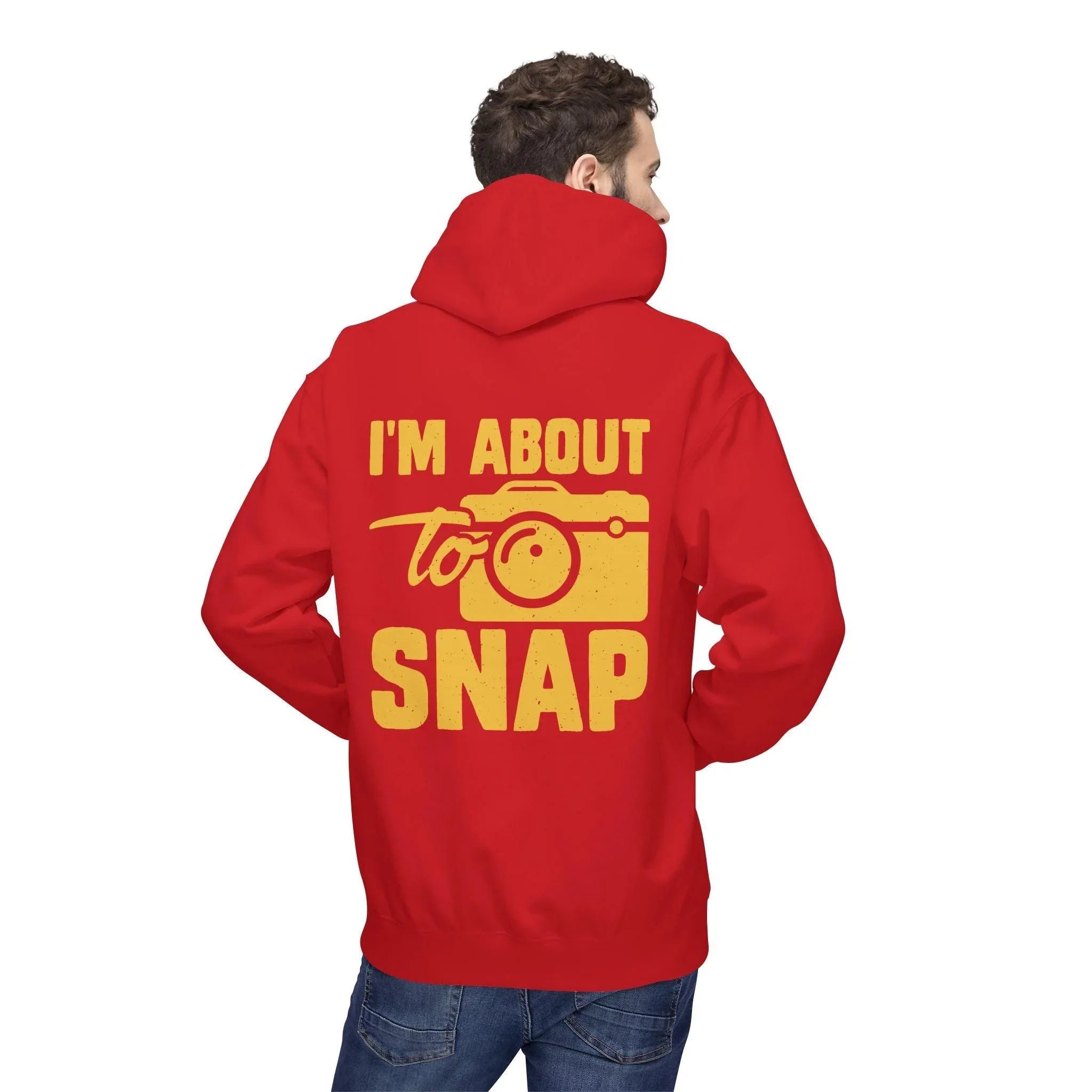"I'm About to Snap" Exclusive Fleece Hoodie for Passionate Photographers