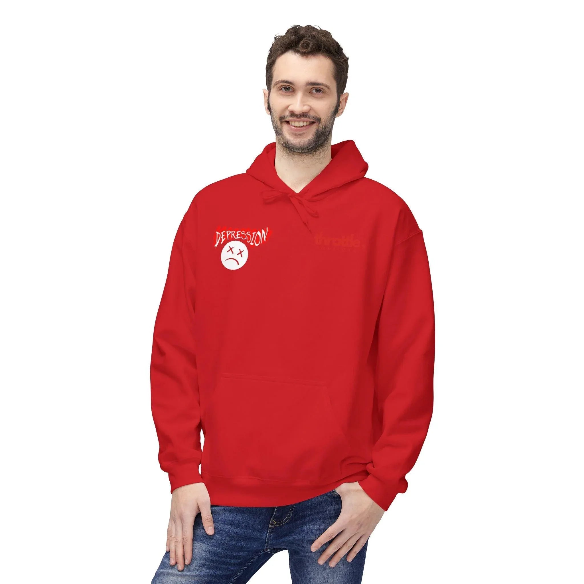 Empower Your Style: Fight Depression Fleece Hoodie for Ultimate Comfort