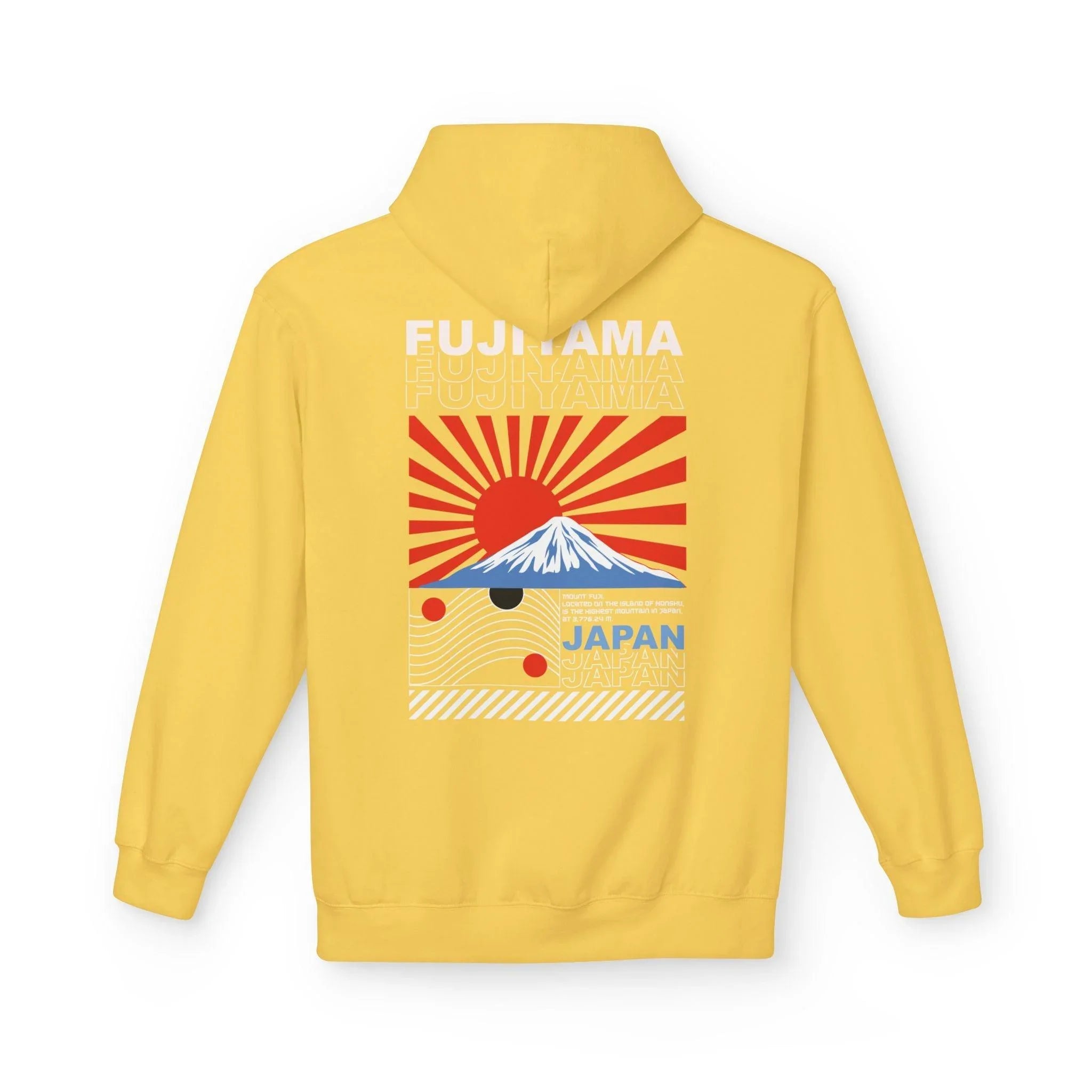 Fujiyama Japan Streetwear Cozy Fleece Hoodie - Ultimate Comfort & Style