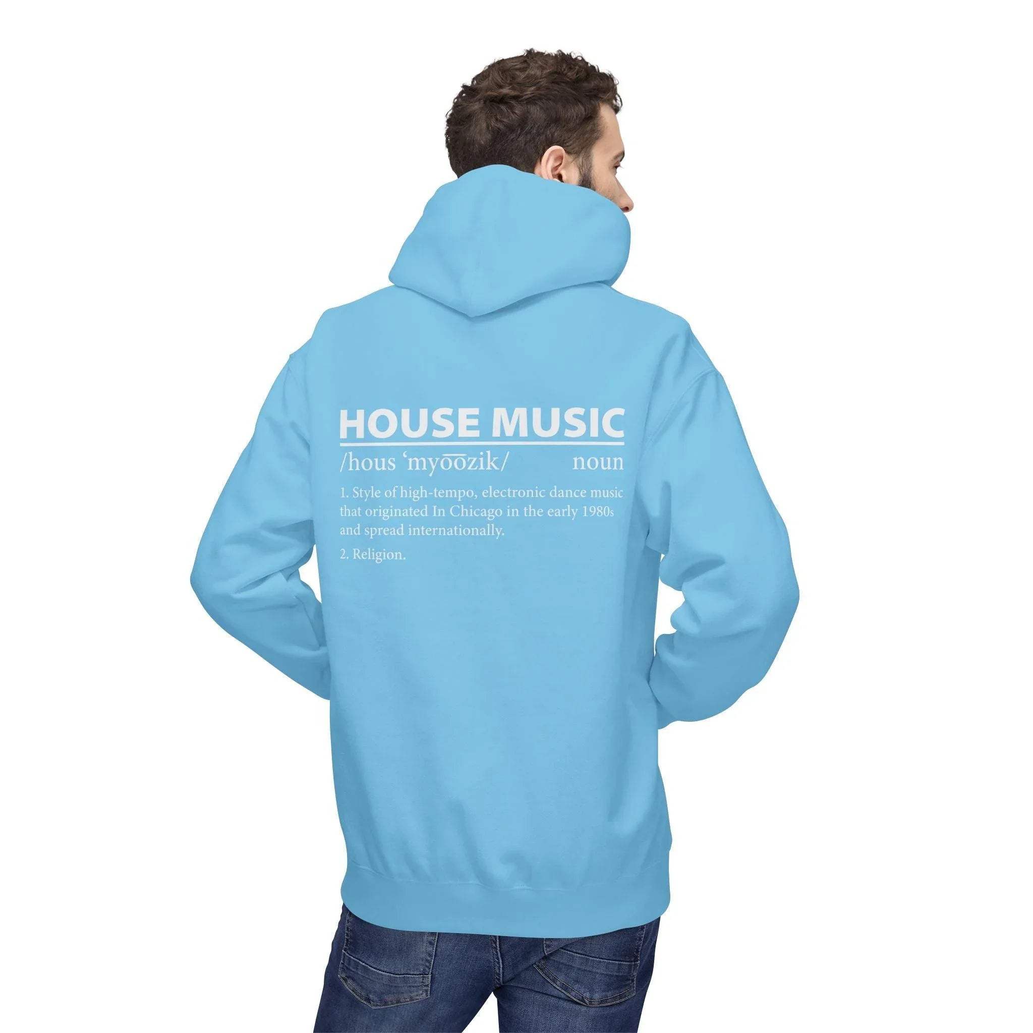 Ultimate House Music Fleece Hoodie for Comfort and Style