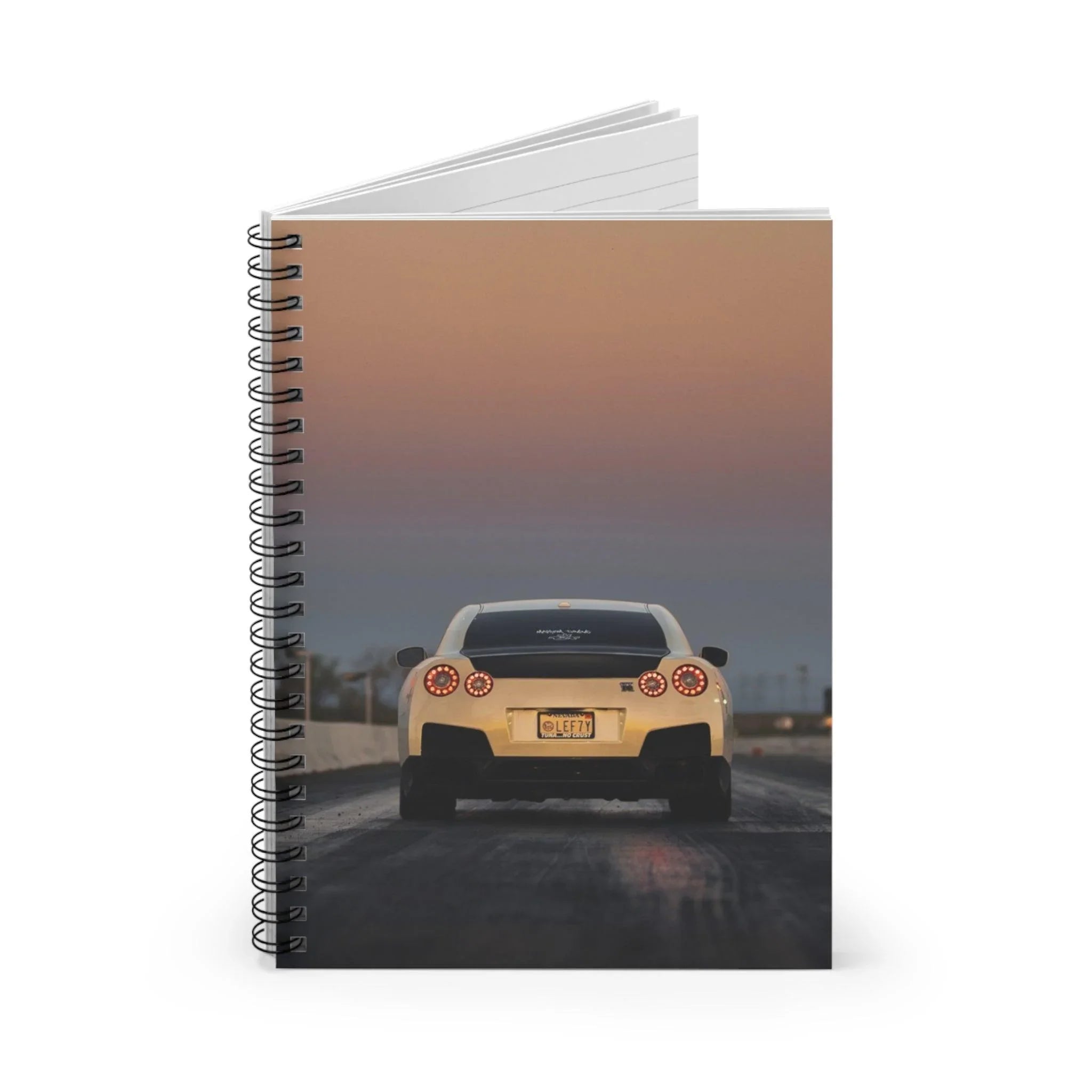 Nissan GTR R35 Automotive Spiral Notebook #007 - Throttle Designs