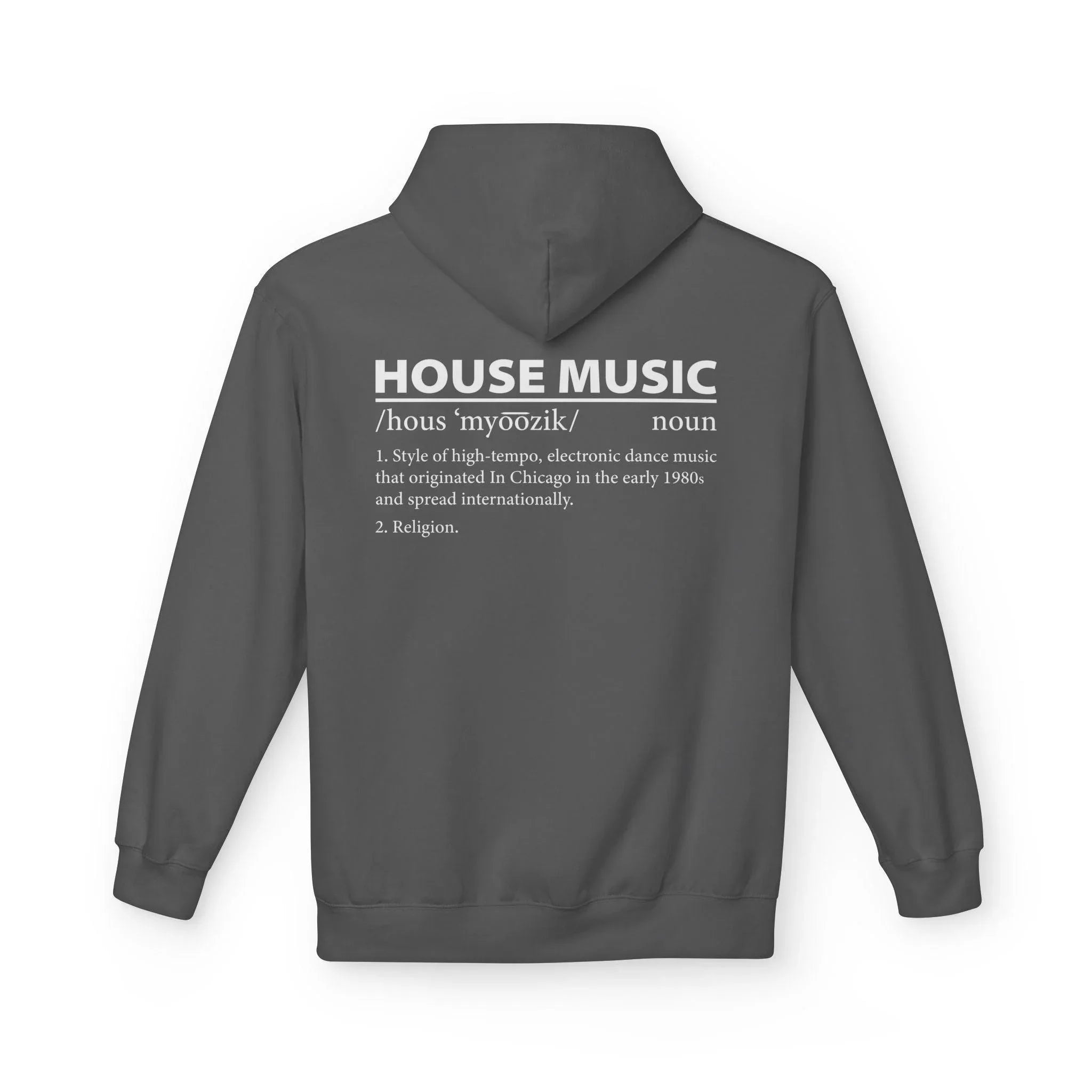 Ultimate House Music Fleece Hoodie for Comfort and Style