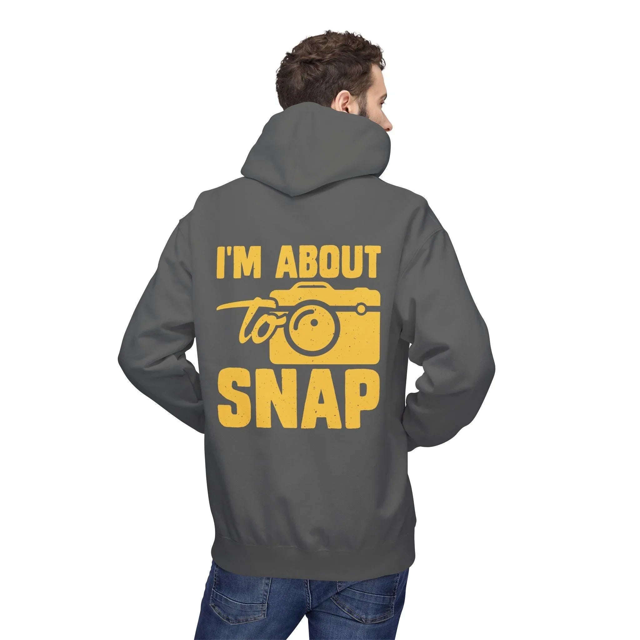 "I'm About to Snap" Exclusive Fleece Hoodie for Passionate Photographers