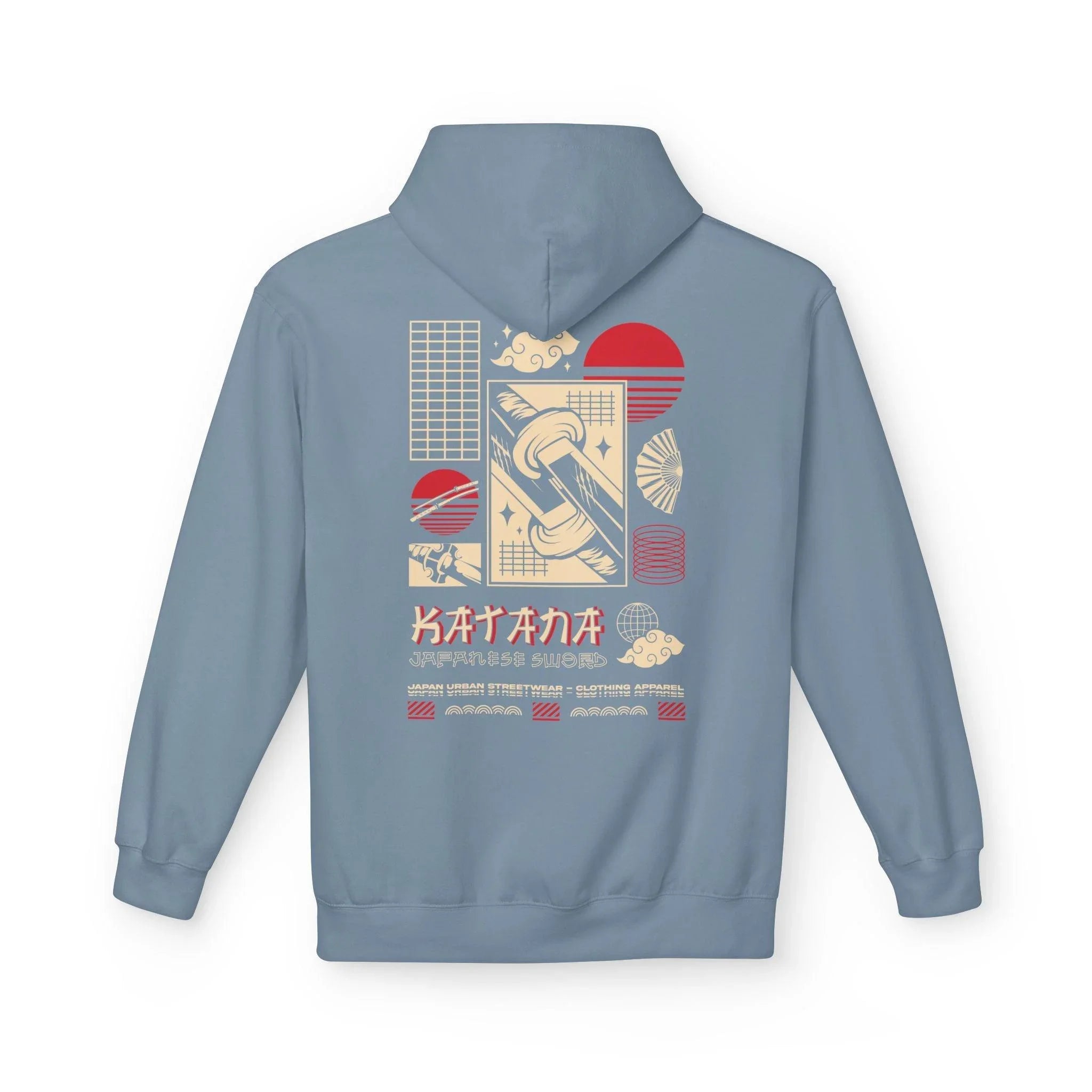 Ultimate "Katana" Japanese Fleece Hoodie for Stylish Streetwear Enthusiasts
