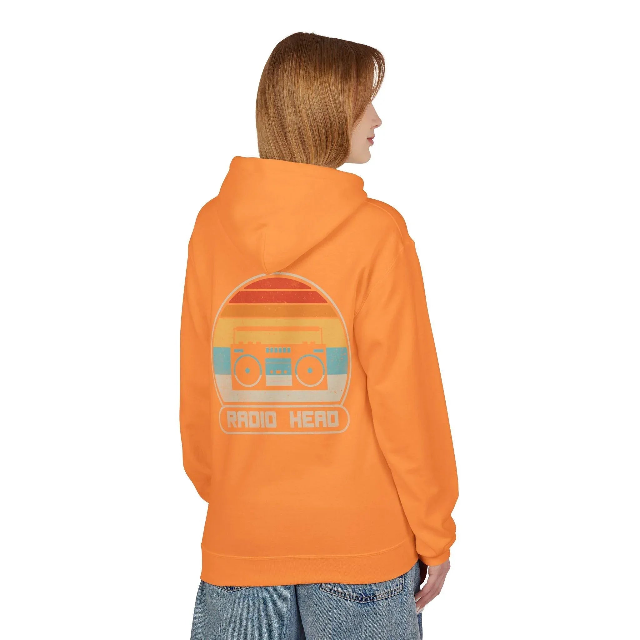 Cozy Vibes Radio Head Fleece Pullover Hoodie