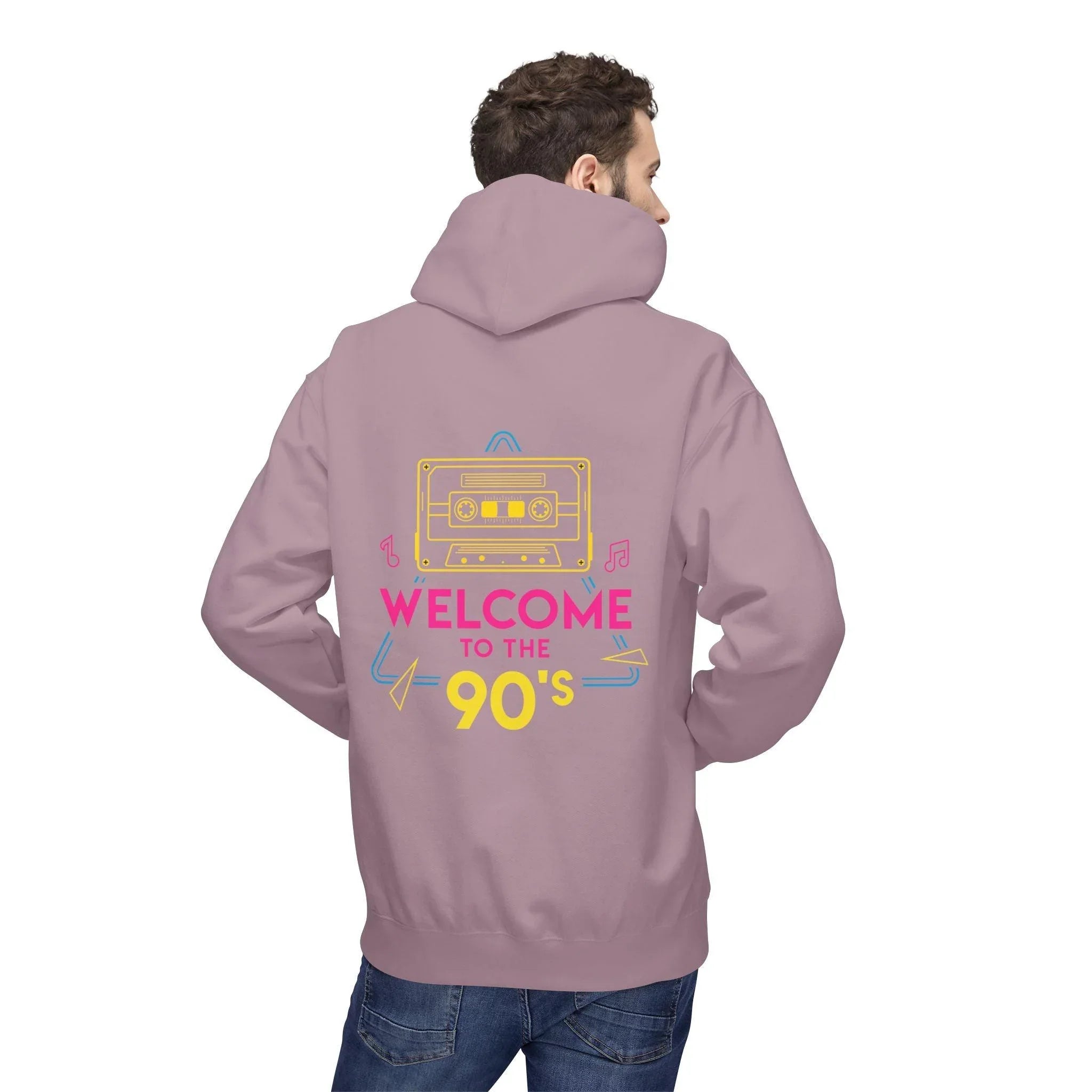 Nostalgic 90's Vibes Premium Fleece Hoodie for Ultimate Comfort