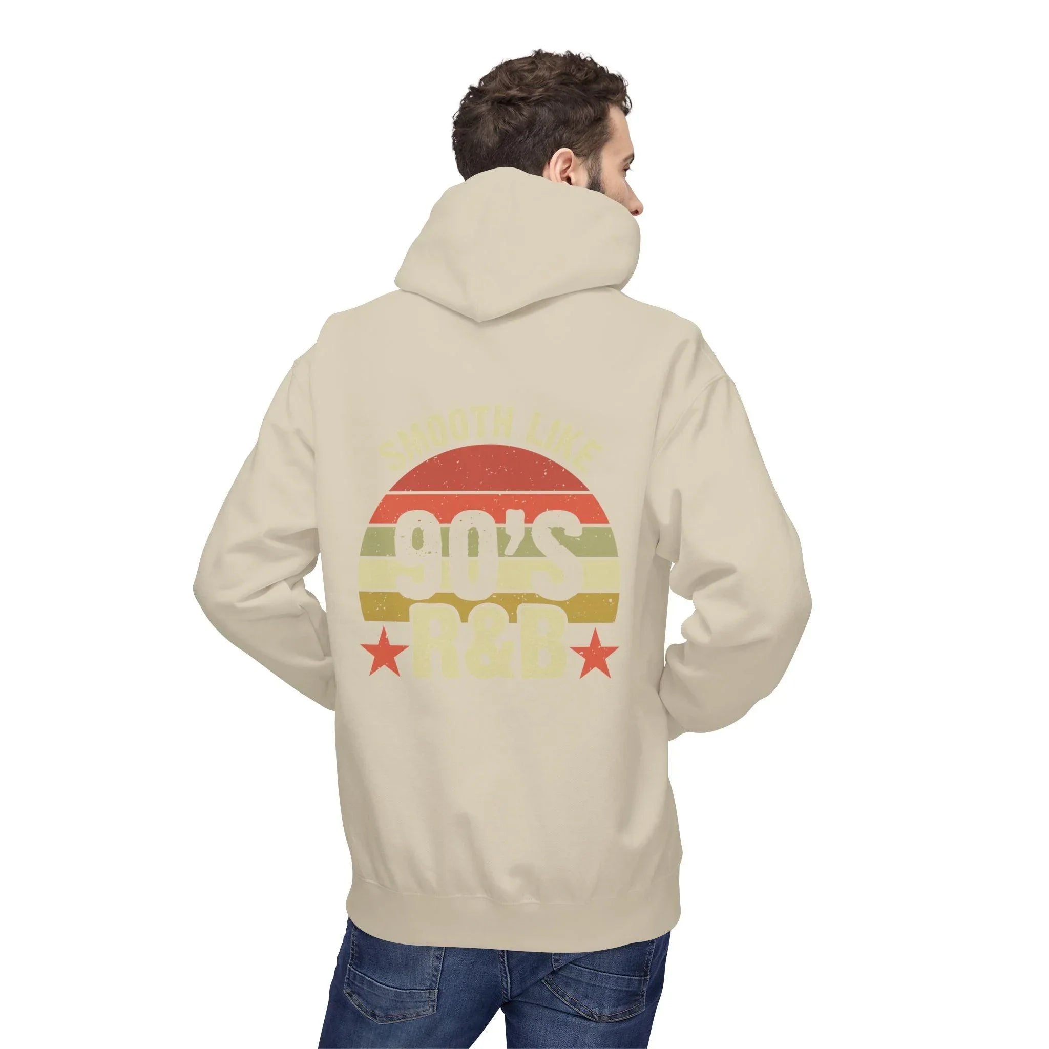 Retro Vibes Fleece Hoodie - Embrace the Comfort of 90's R&B Style