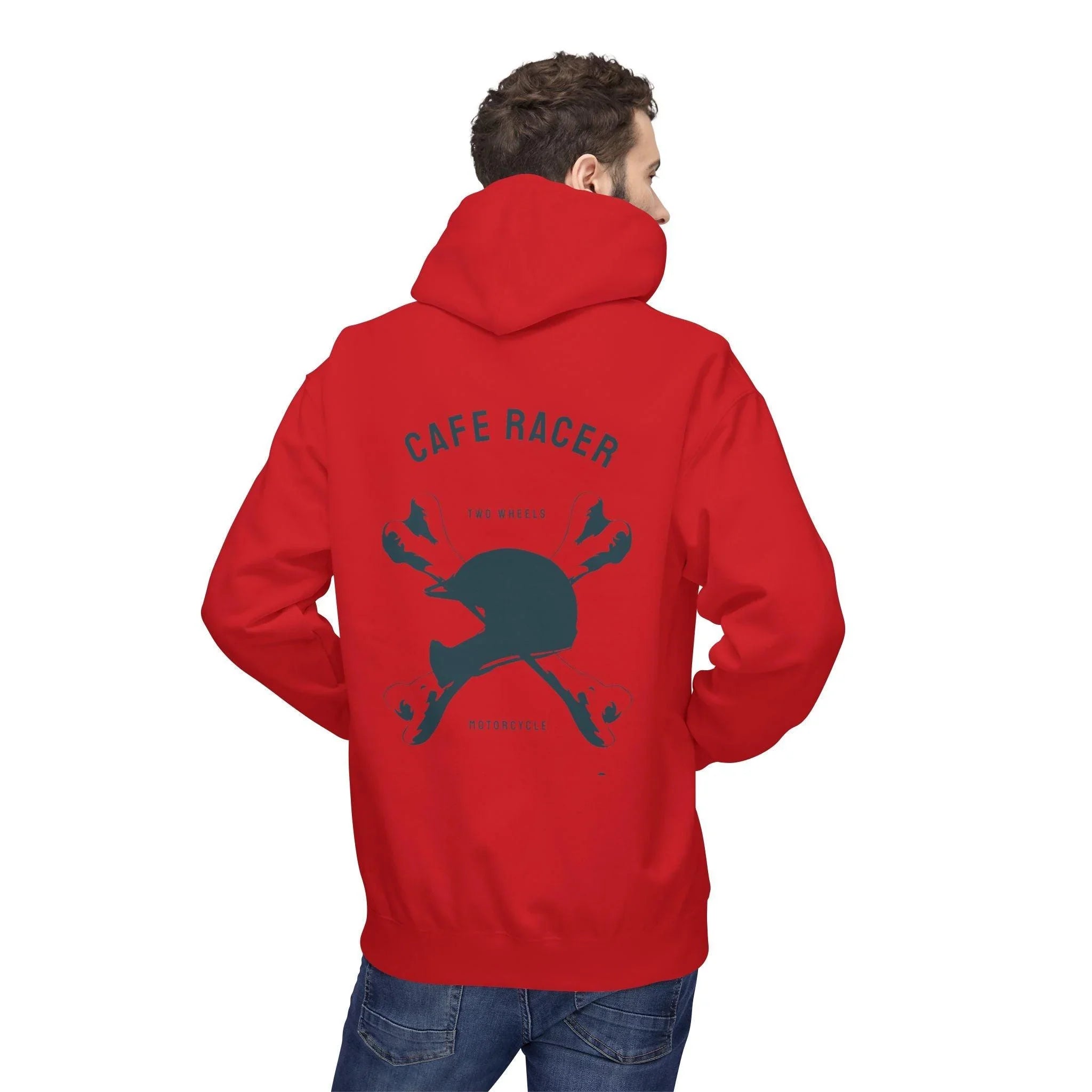 Ultimate Cafe Racer Fleece Hoodie - Embrace the Ride with "Never Stop Riding" Design
