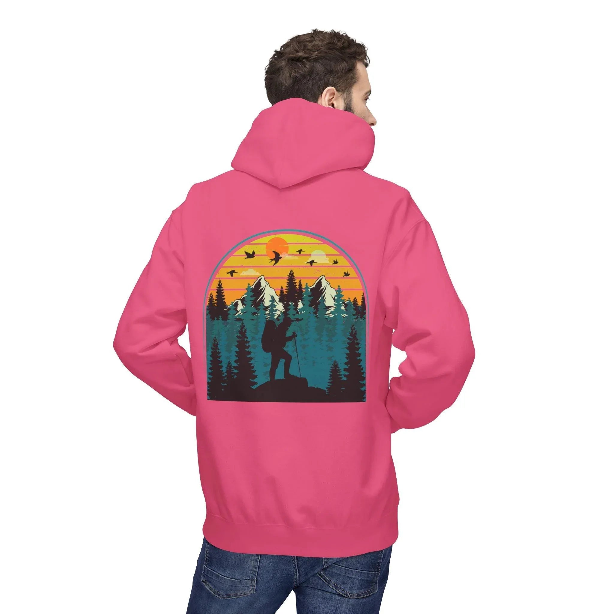 Ultimate Retro Outdoor Fleece Hoodie for Adventurers
