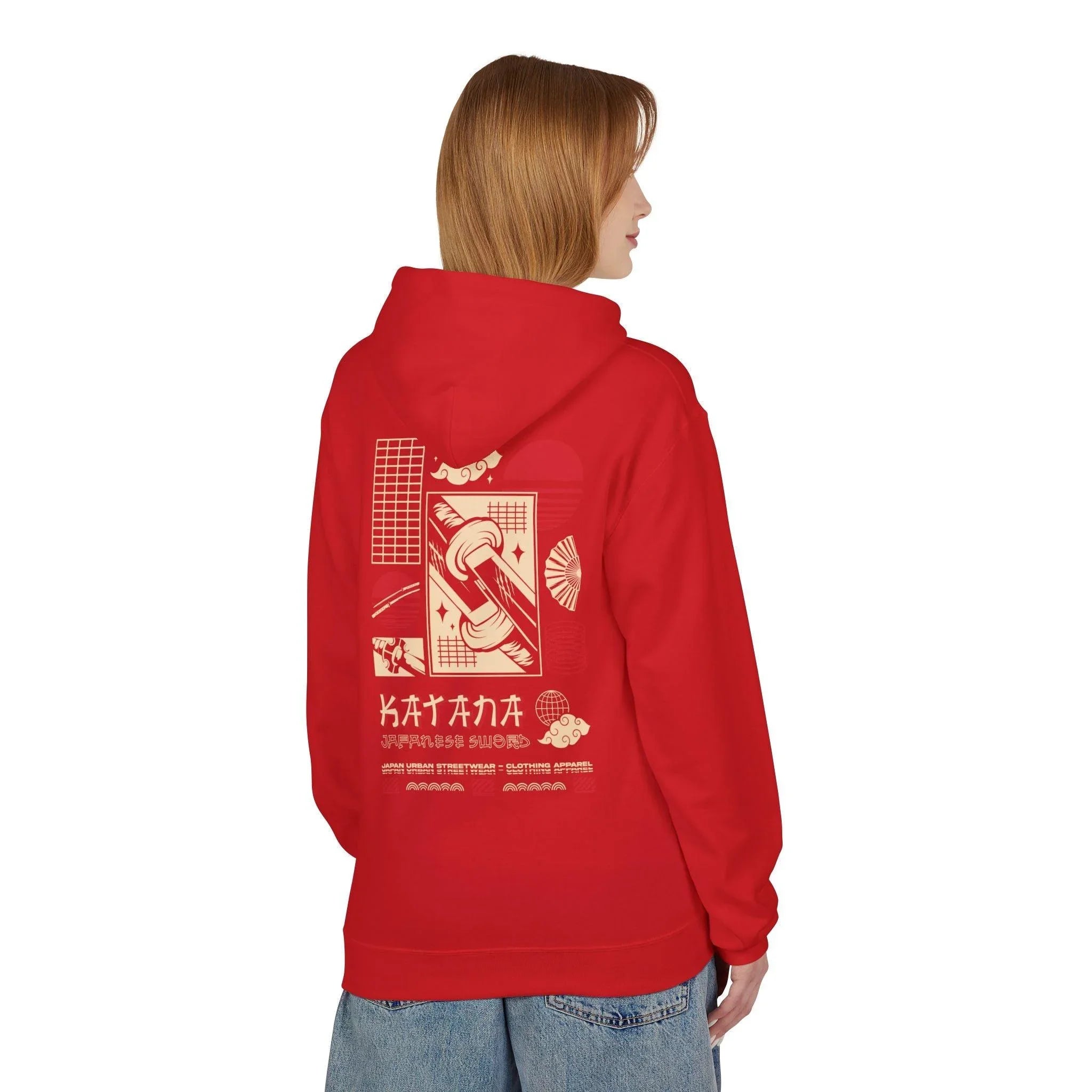Ultimate "Katana" Japanese Fleece Hoodie for Stylish Streetwear Enthusiasts