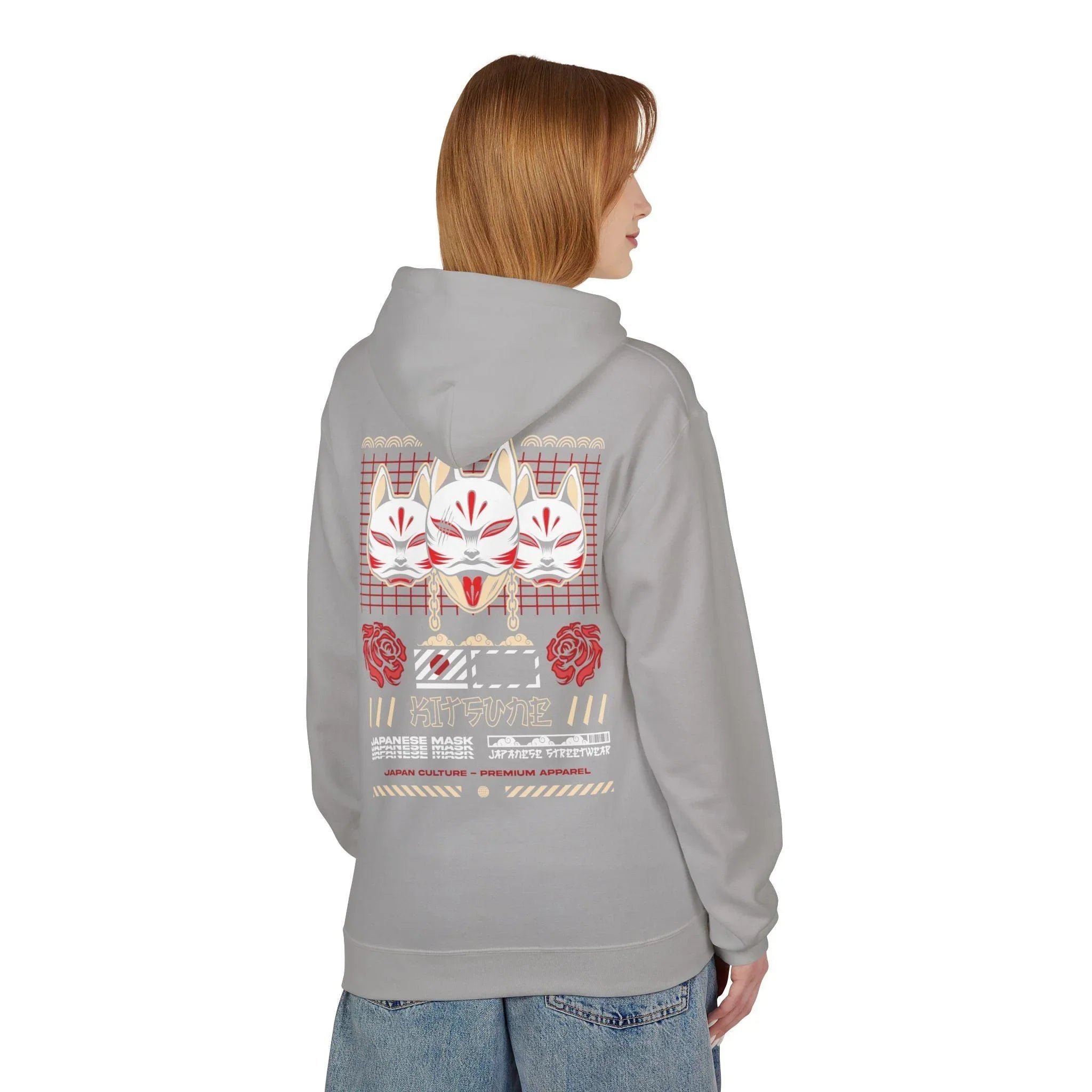Ultimate Kitsune Japanese Streetwear Fleece Hoodie for Comfort and Style