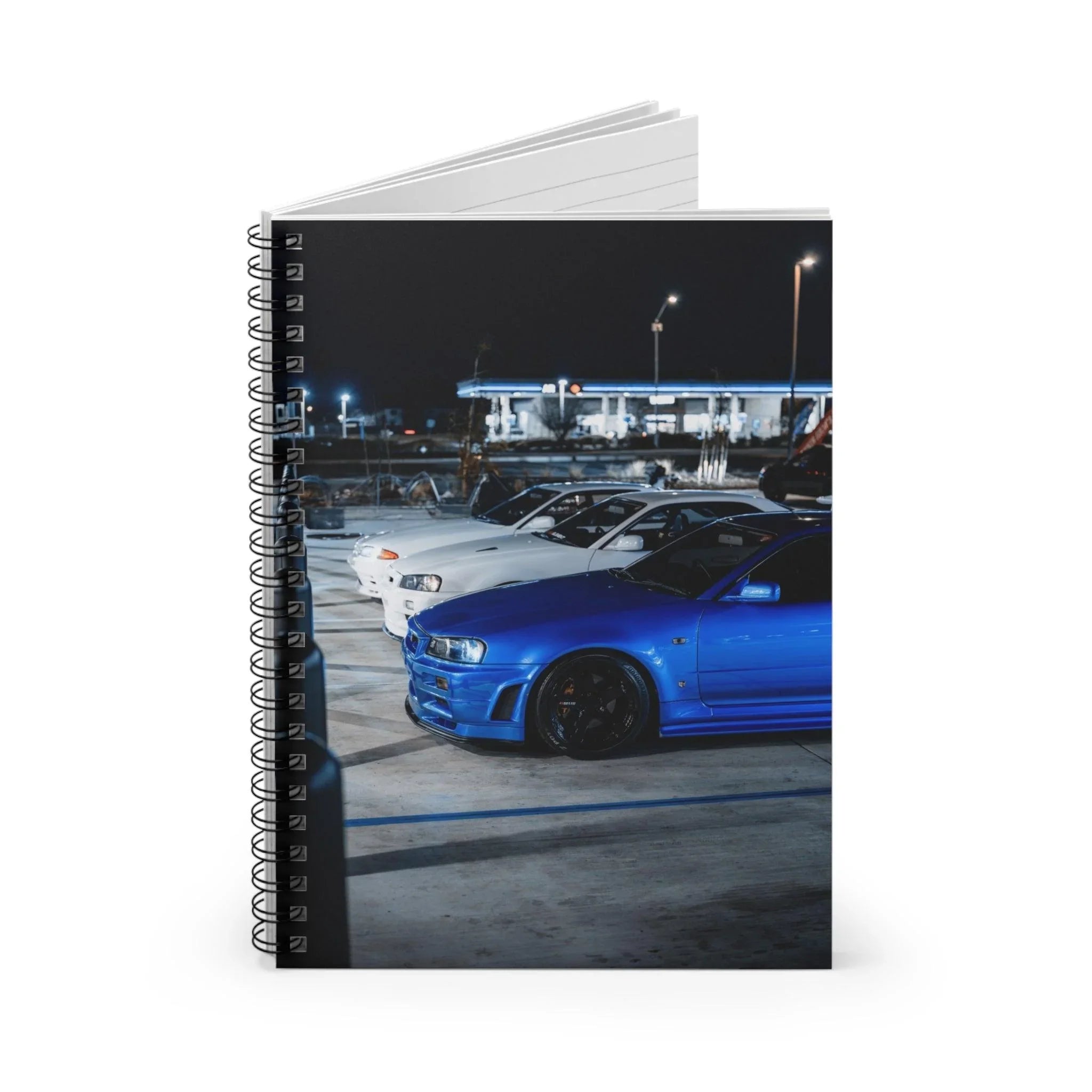 Nissan GTR R34 Automotive Spiral Notebook #009 - Throttle Designs