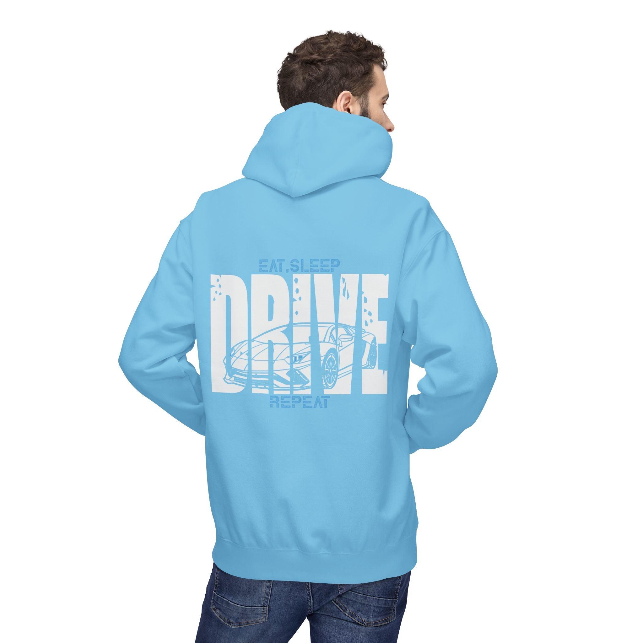 Luxury Lamborghini Aventador DRIVE Fleece Hoodie for Ultimate Comfort